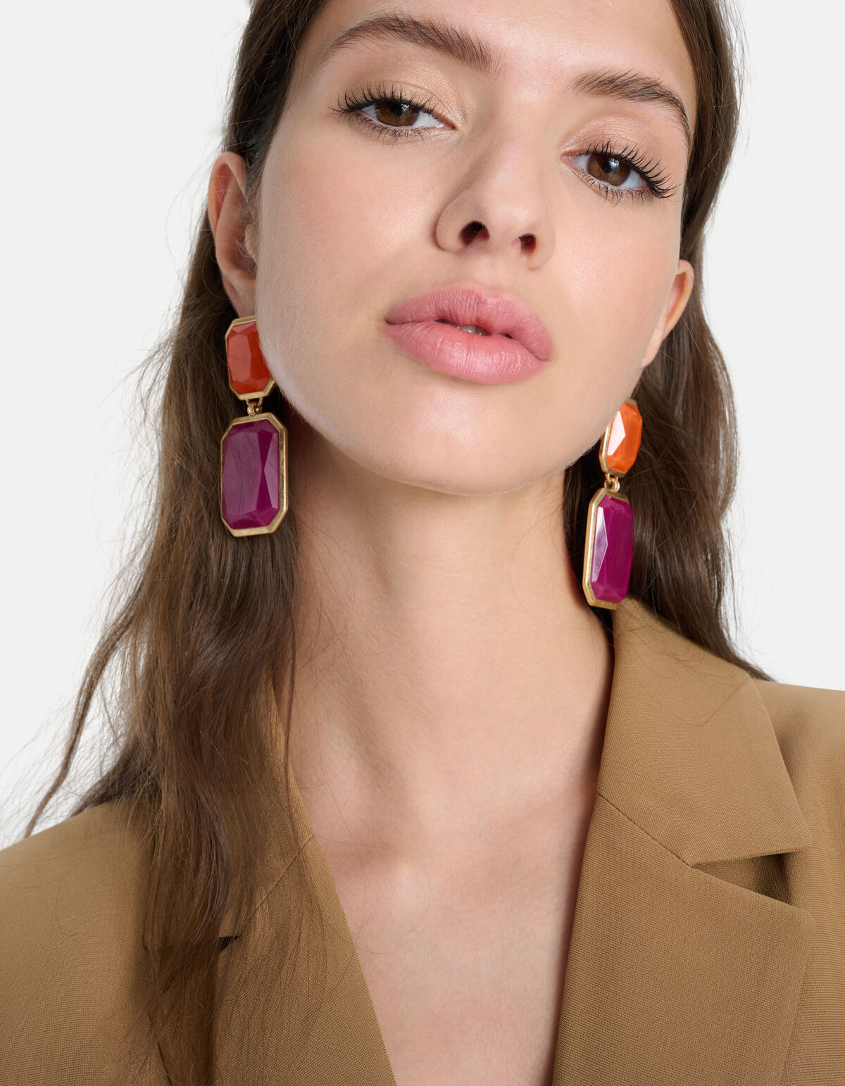 Zweifarbige Ohrringe SHOEBY ACCESSOIRES