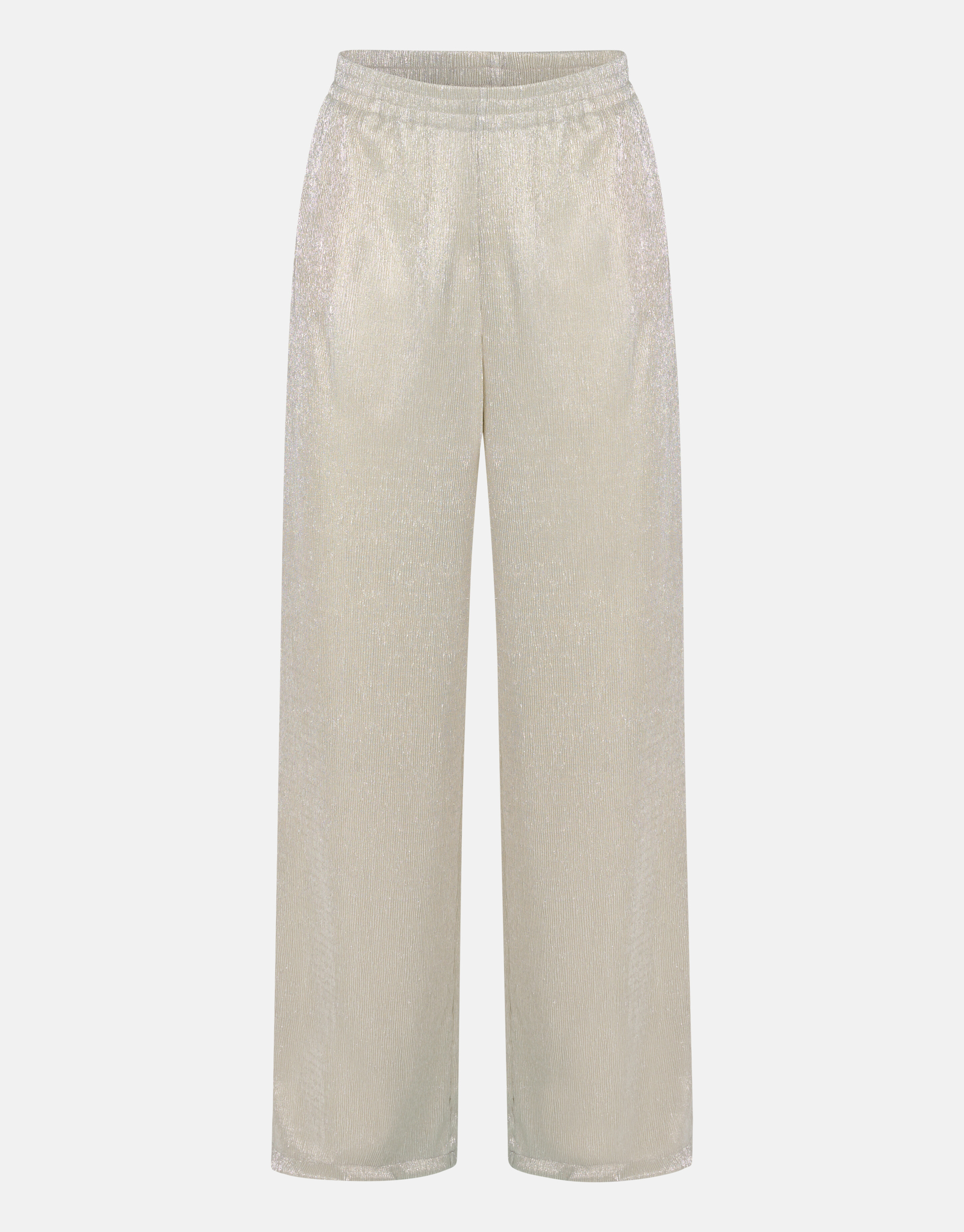 Crinkle-Lurex-Hose Silber SHOEBY WOMEN
