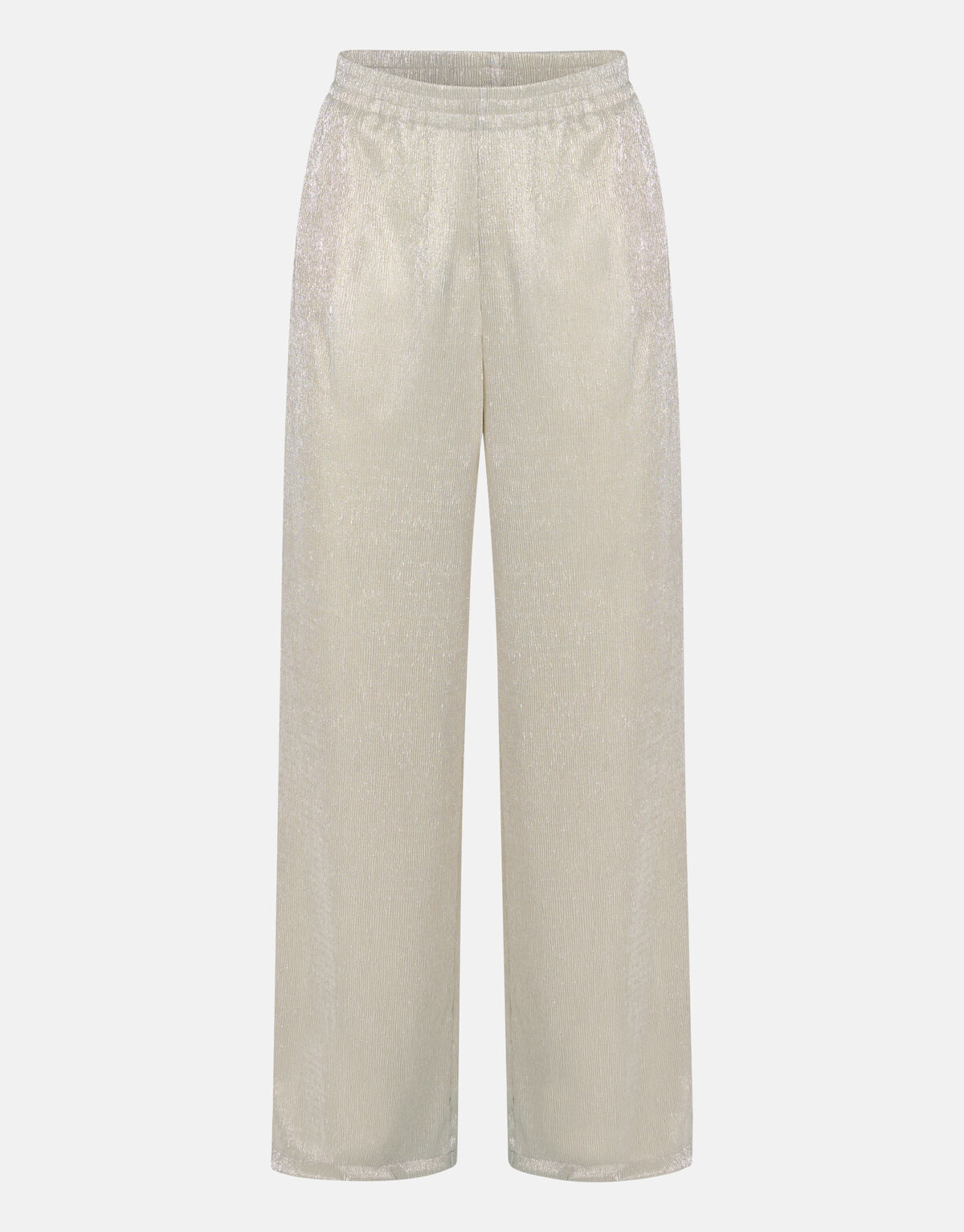 Crinkle-Lurex-Hose Silber SHOEBY WOMEN
