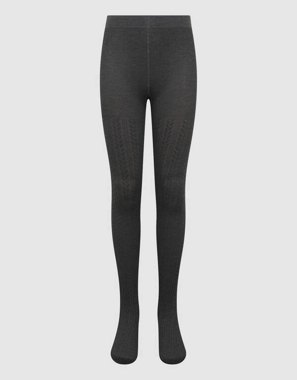 Zopfmuster-Höschen Dunkelgrau SHOEBY ACCESSOIRES