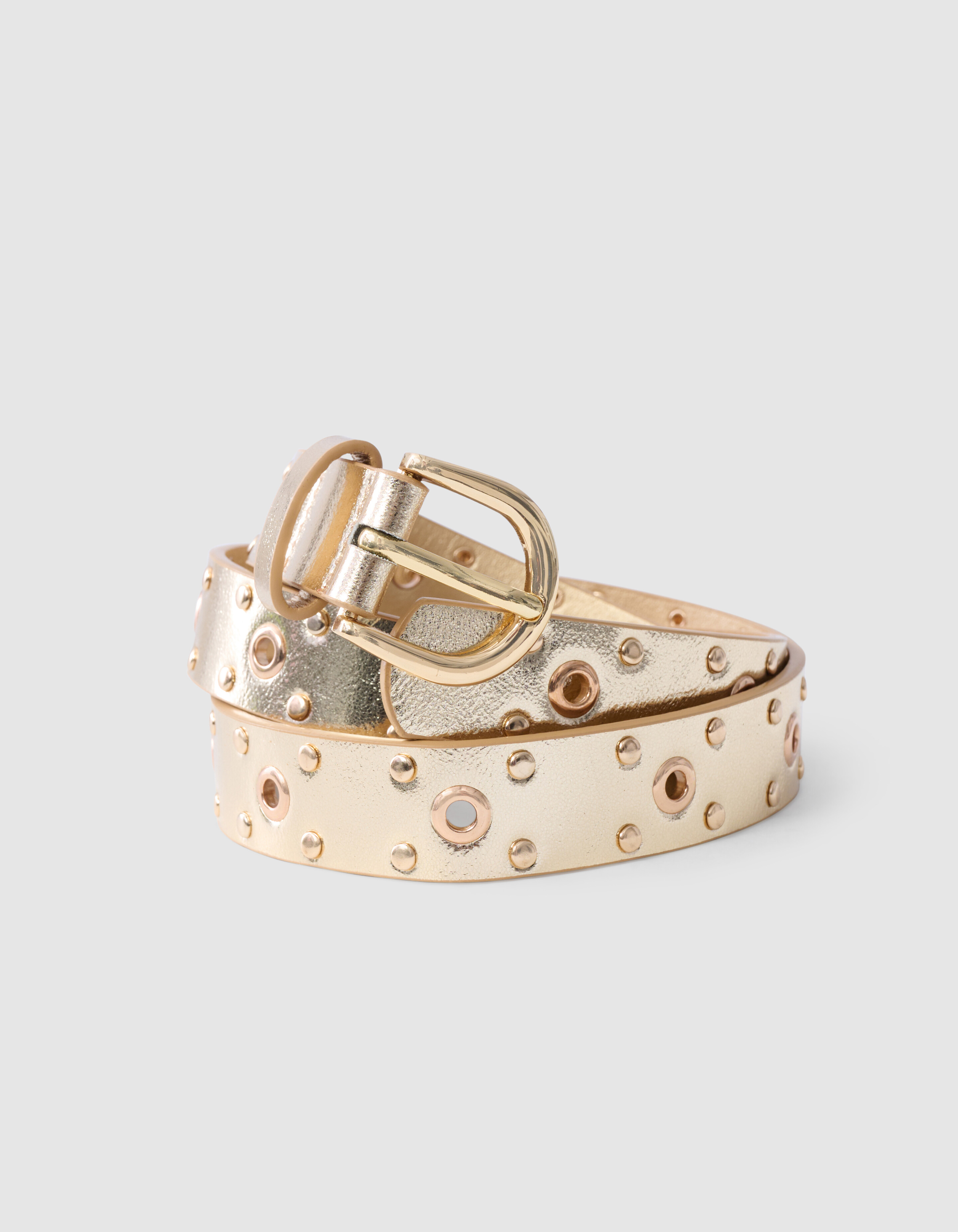 Nietengürtel Gold SHOEBY ACCESSOIRES