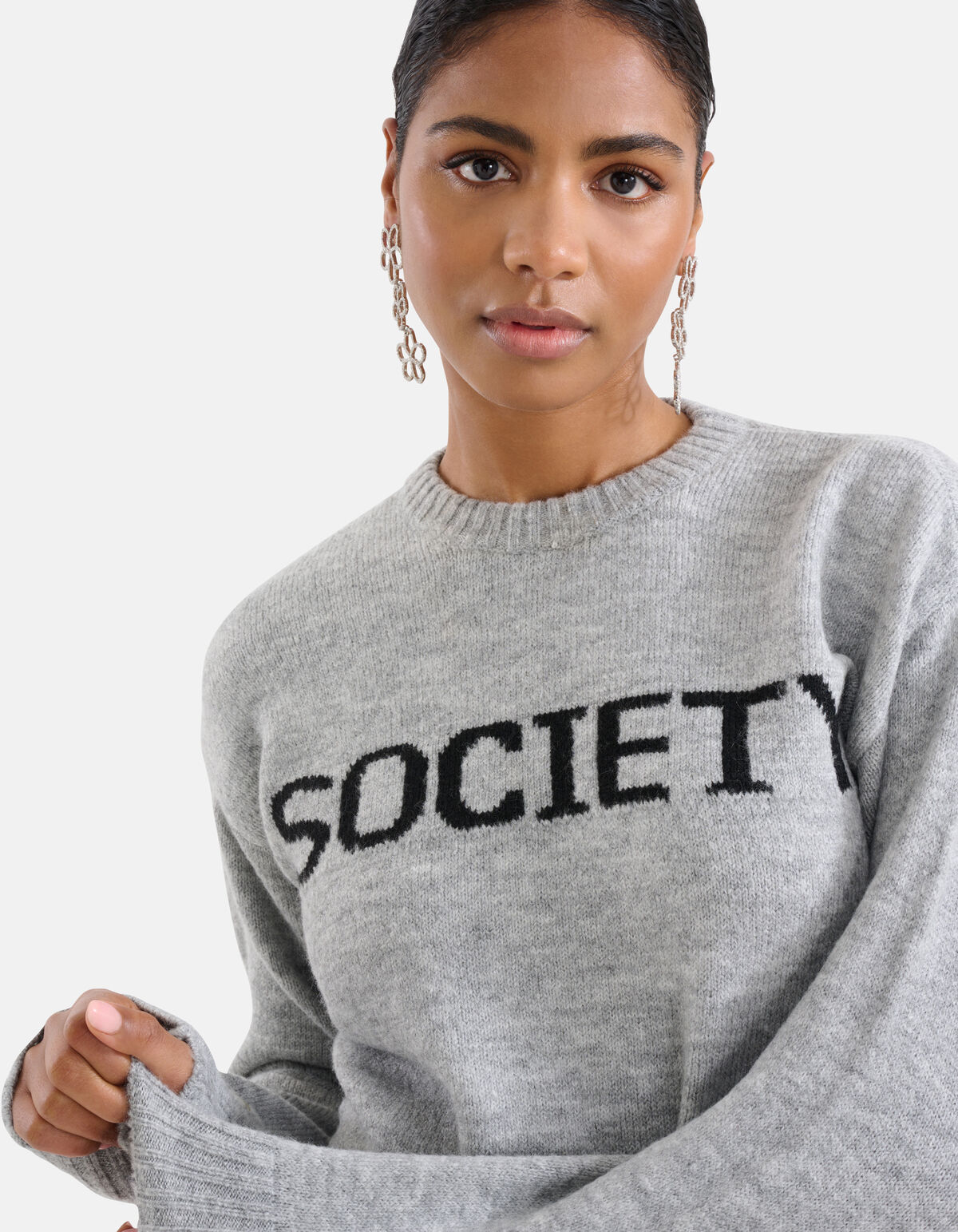 Strickpullover hellgrau SHOEBY WOMEN