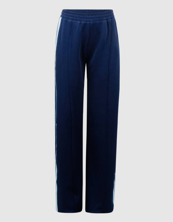 Sportliche Wide Leg Hose Dunkelblau SHOEBY GIRLS