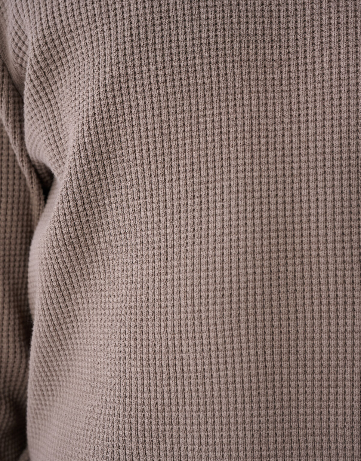 Gestrickter Waffel-Pullover Braun/Taupe SHOEBY MEN