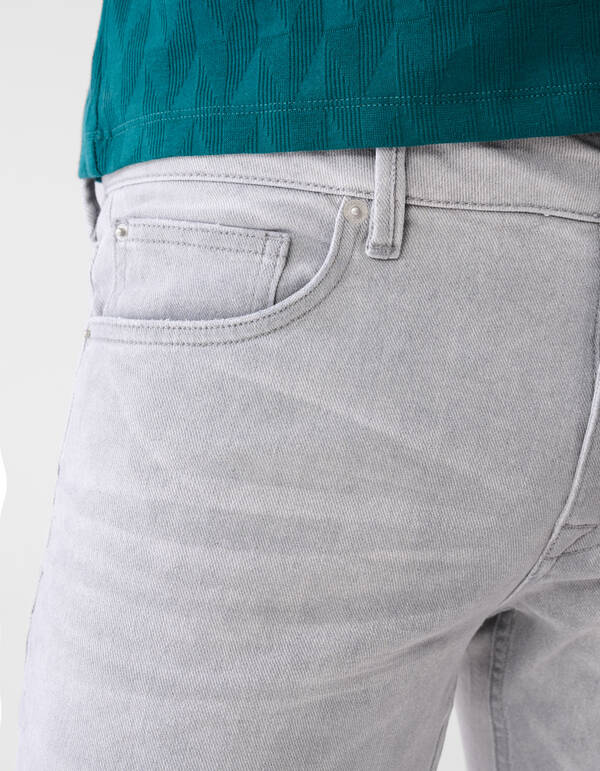 Slim Fit Jeans Hellgrau L32 SHOEBY MEN