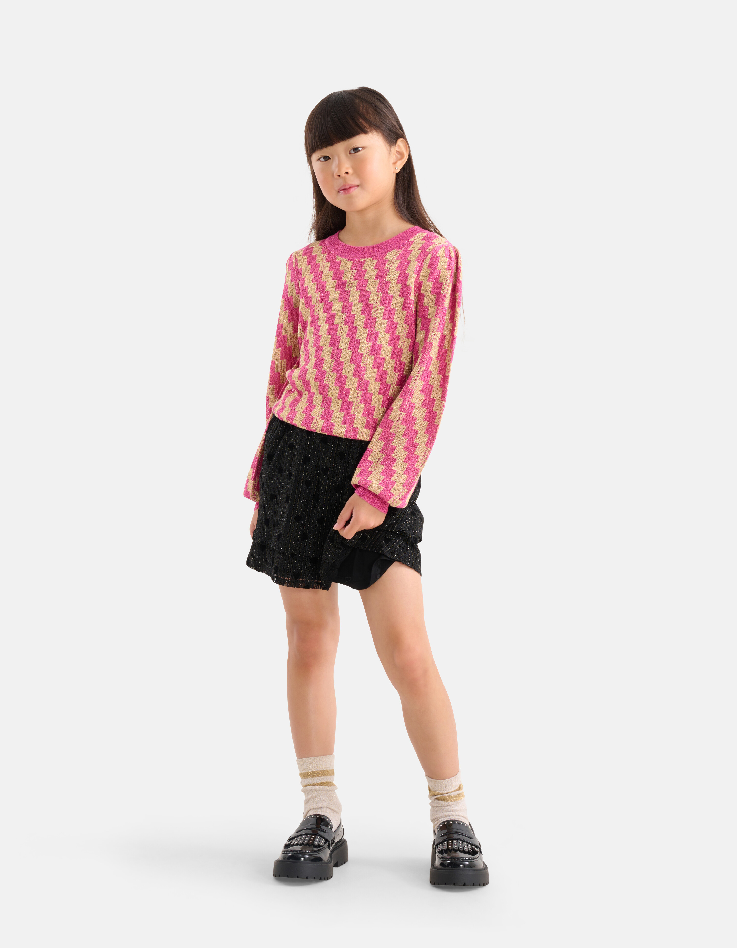 Jacquard-Pullover Gold SHOEBY GIRLS