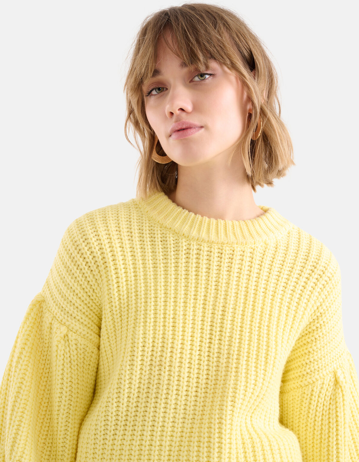 Gelber Strickpullover SHOEBY WOMEN