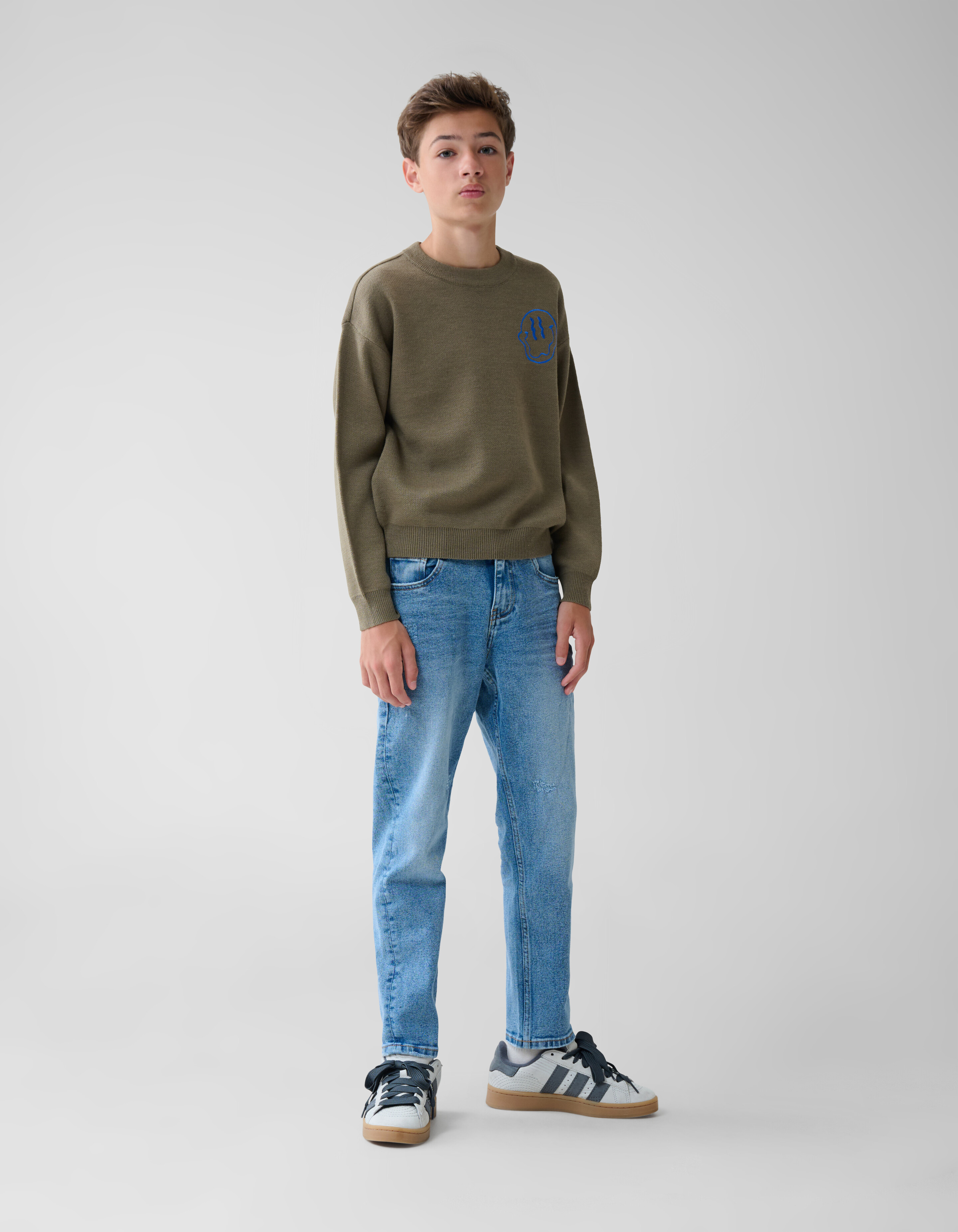 Baggy Fit Jeans Dunkelblau SHOEBY BOYS