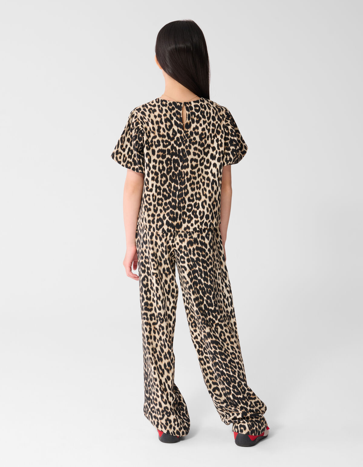 Leopard Drehverschluss Hellbraun SHOEBY GIRLS