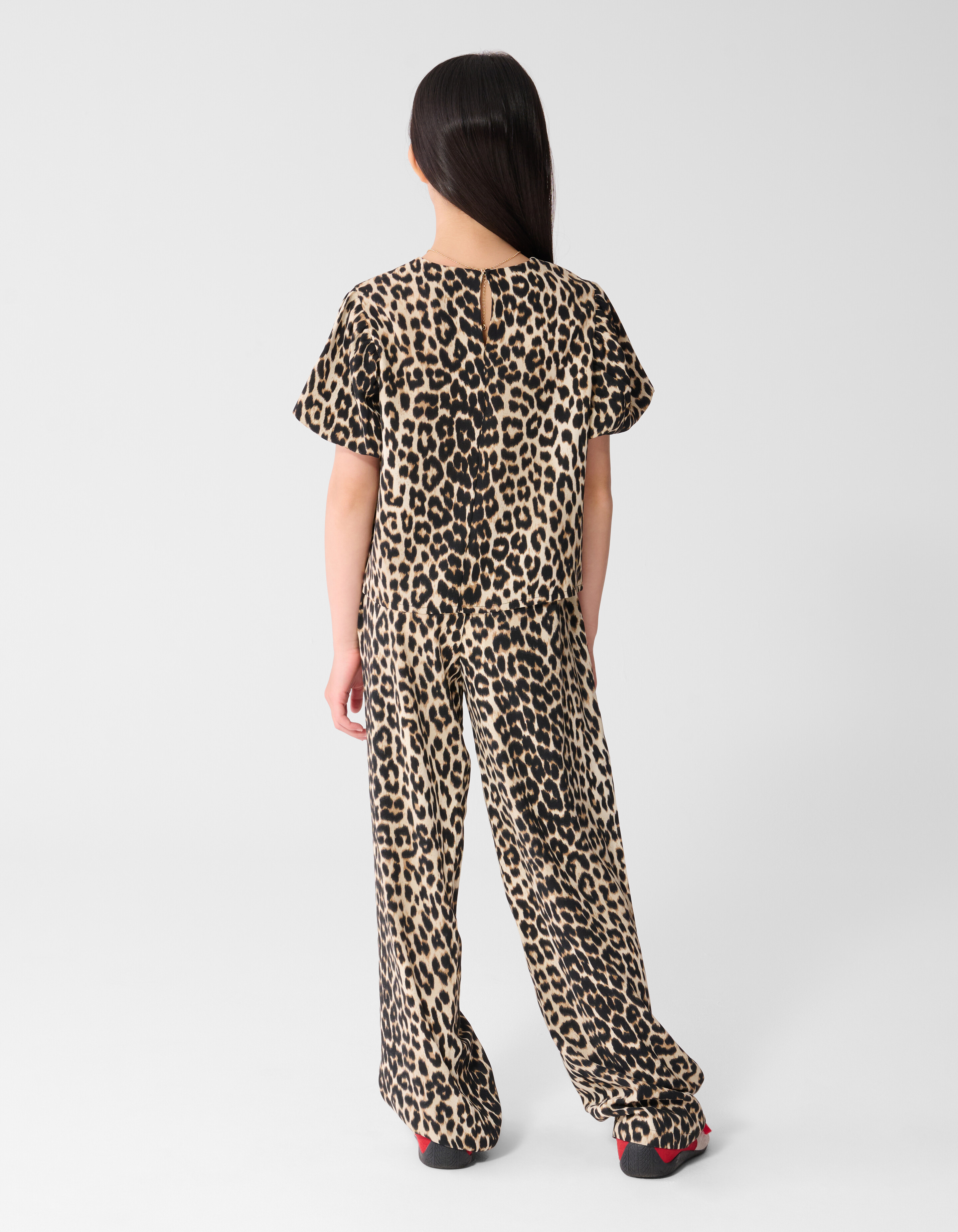 Leopard Drehverschluss Hellbraun SHOEBY GIRLS