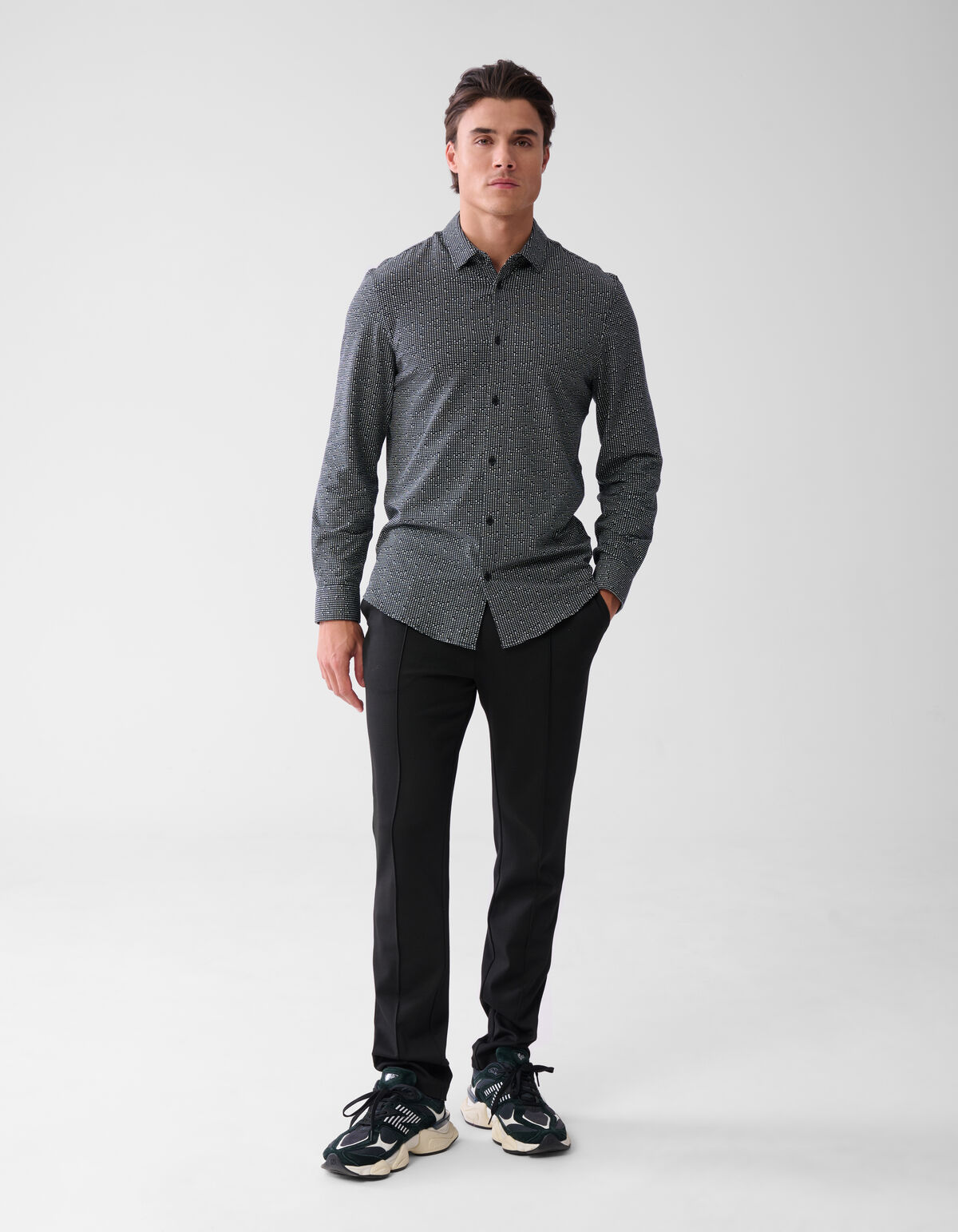 Bedrucktes Shirt Schwarz SHOEBY MEN