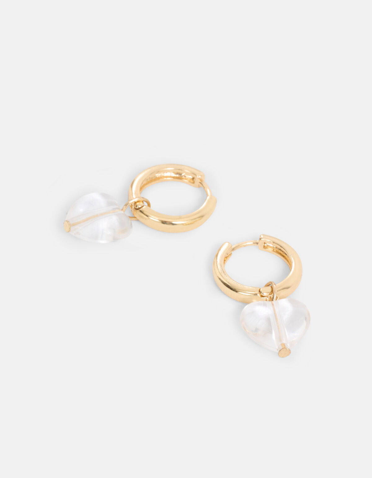 Herz-Ohrringe Gold SHOEBY ACCESSOIRES