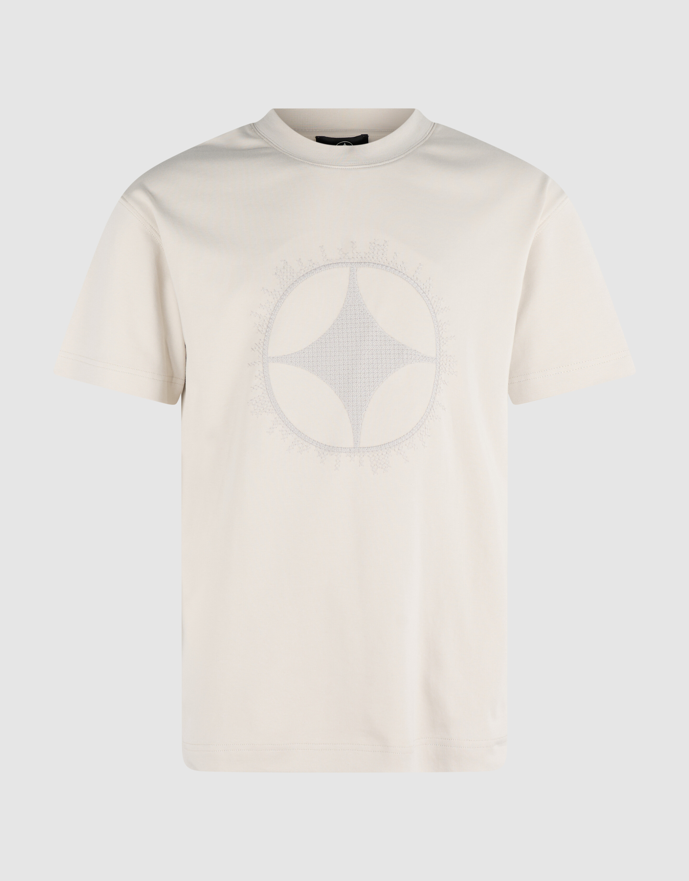 T-Shirt mit Kreuzstich-Motiv Sand SHOEBY MEN