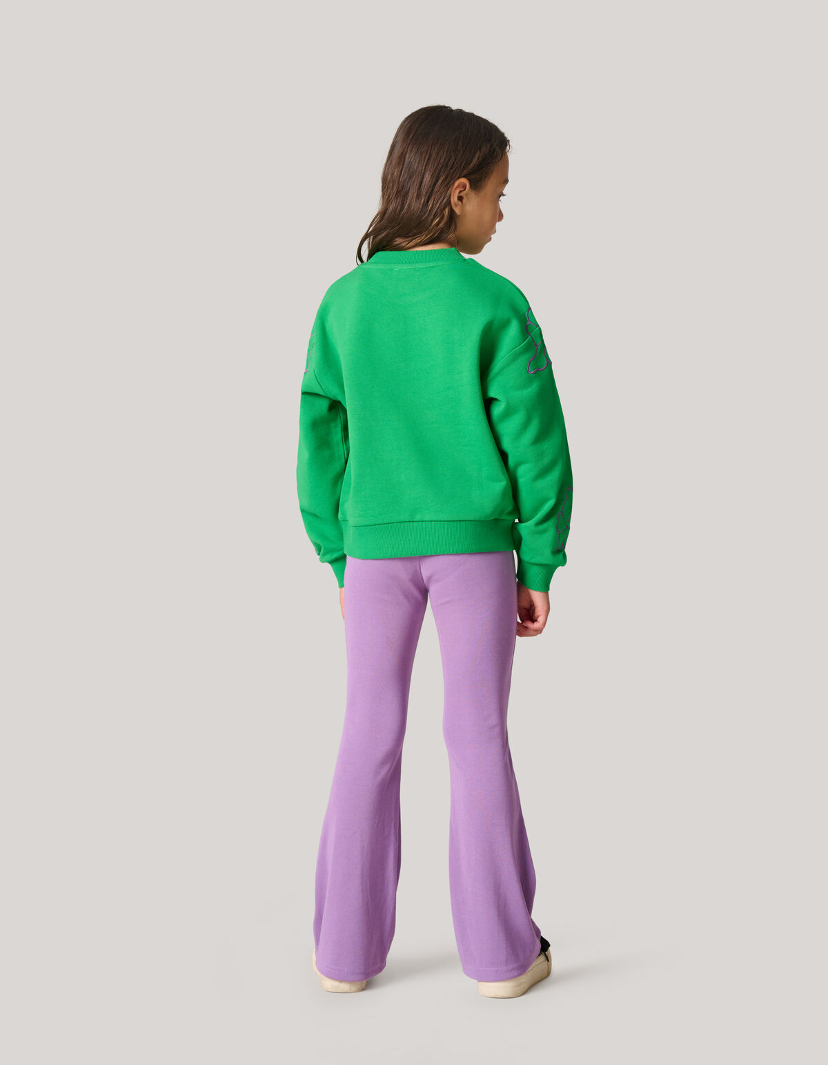 Pullover mit Stickerei Dunkelgrün SHOEBY GIRLS