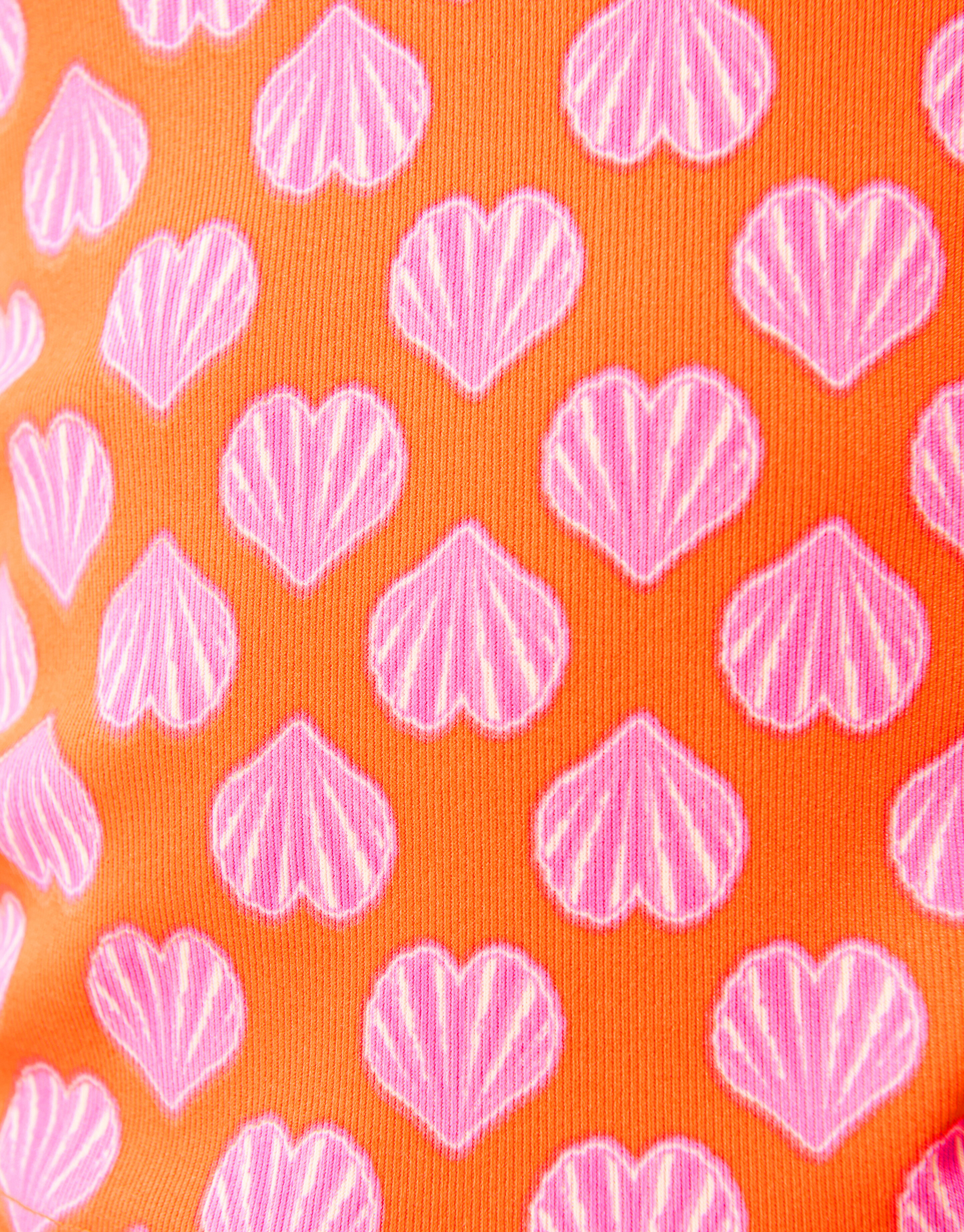 Muscheln Rüschen-Top Orange SHOEBY GIRLS