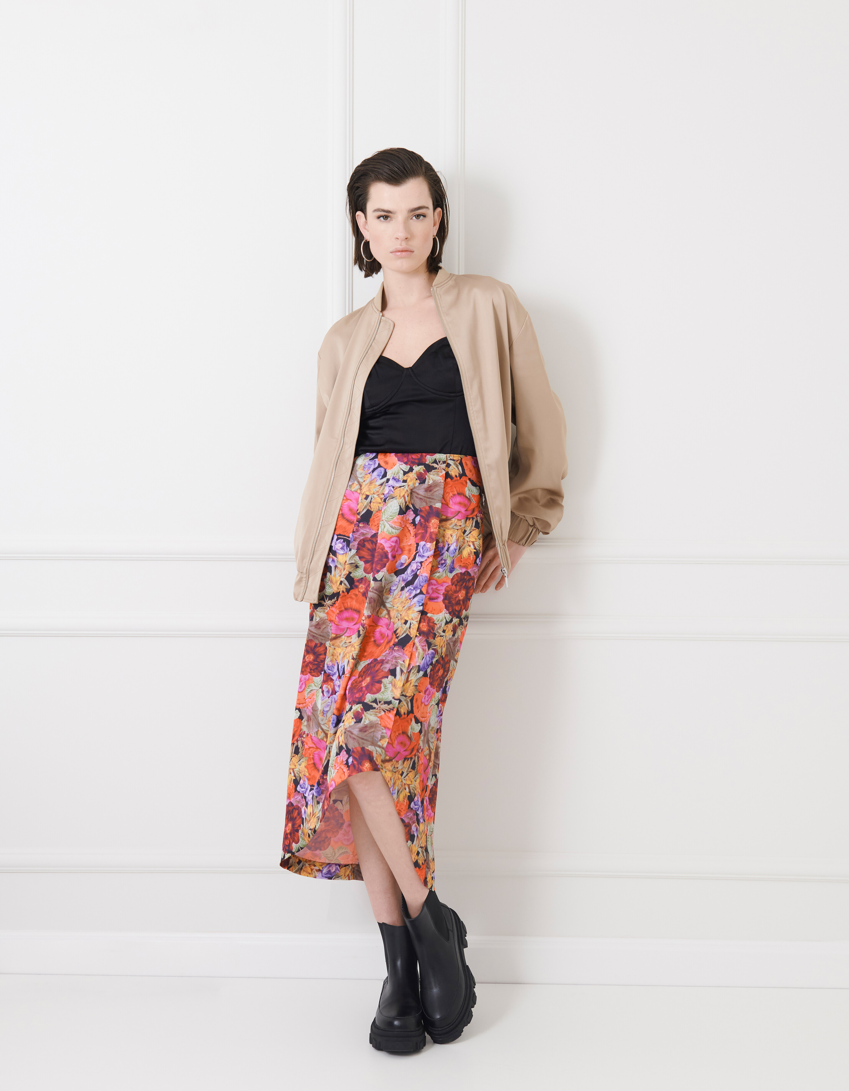 Vintage-Rock mit Blumenmuster SHOEBY WOMEN