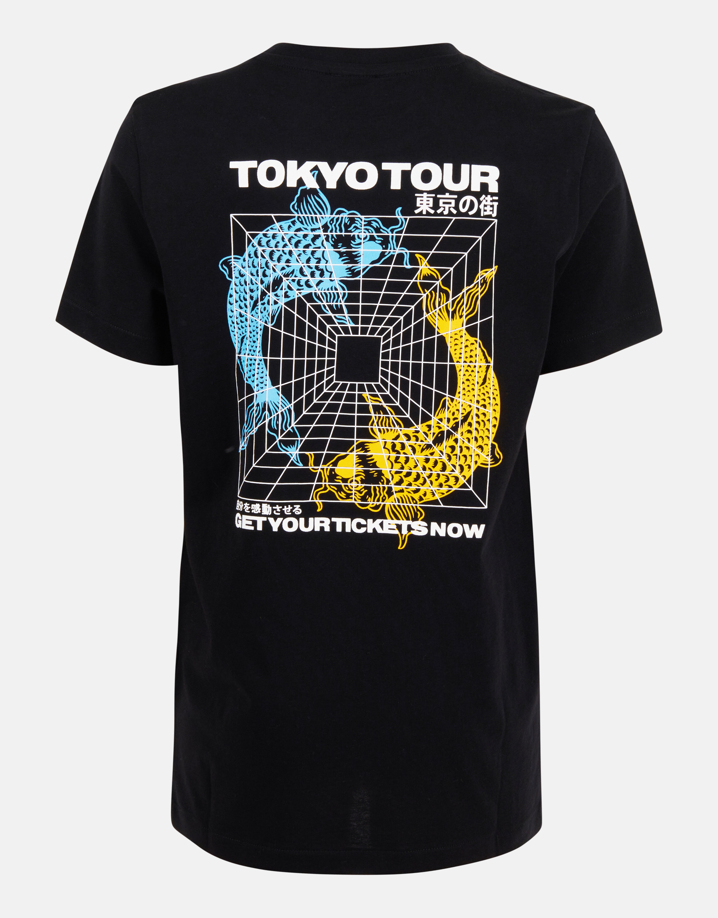 Grafisches Artwork T-Shirt Schwarz SHOEBY BOYS