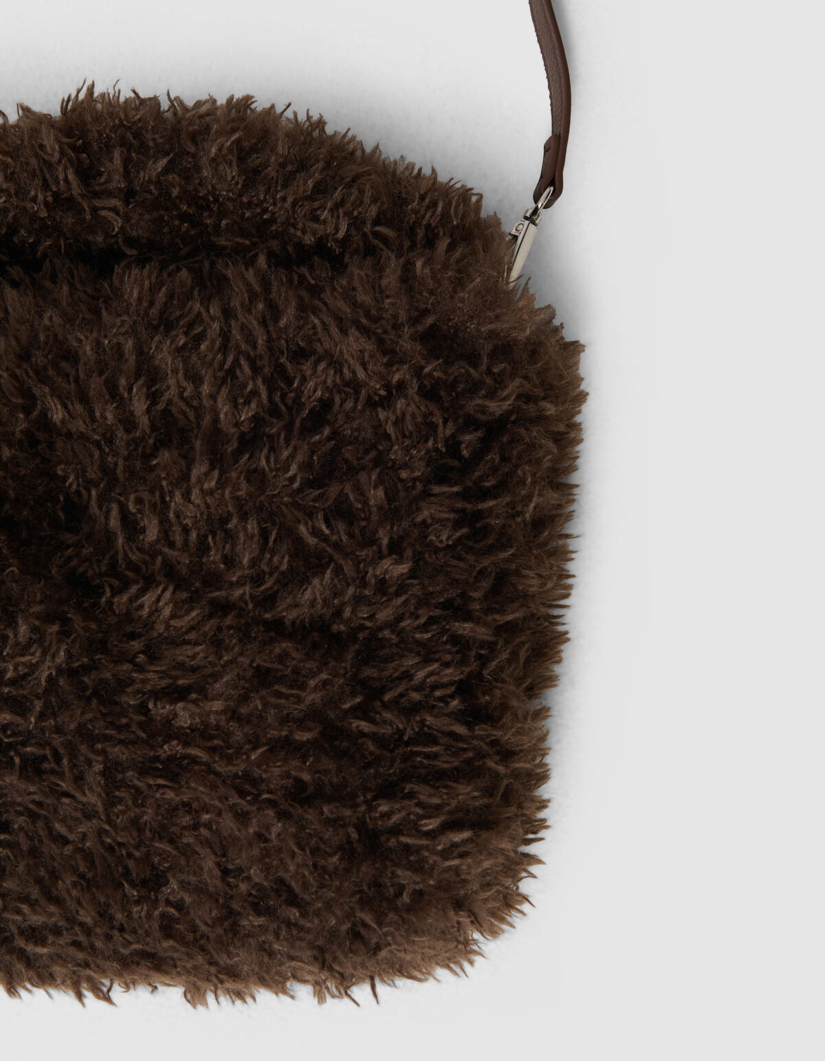 Fluffy Fur Tasche Dunkelbraun SHOEBY ACCESSOIRES