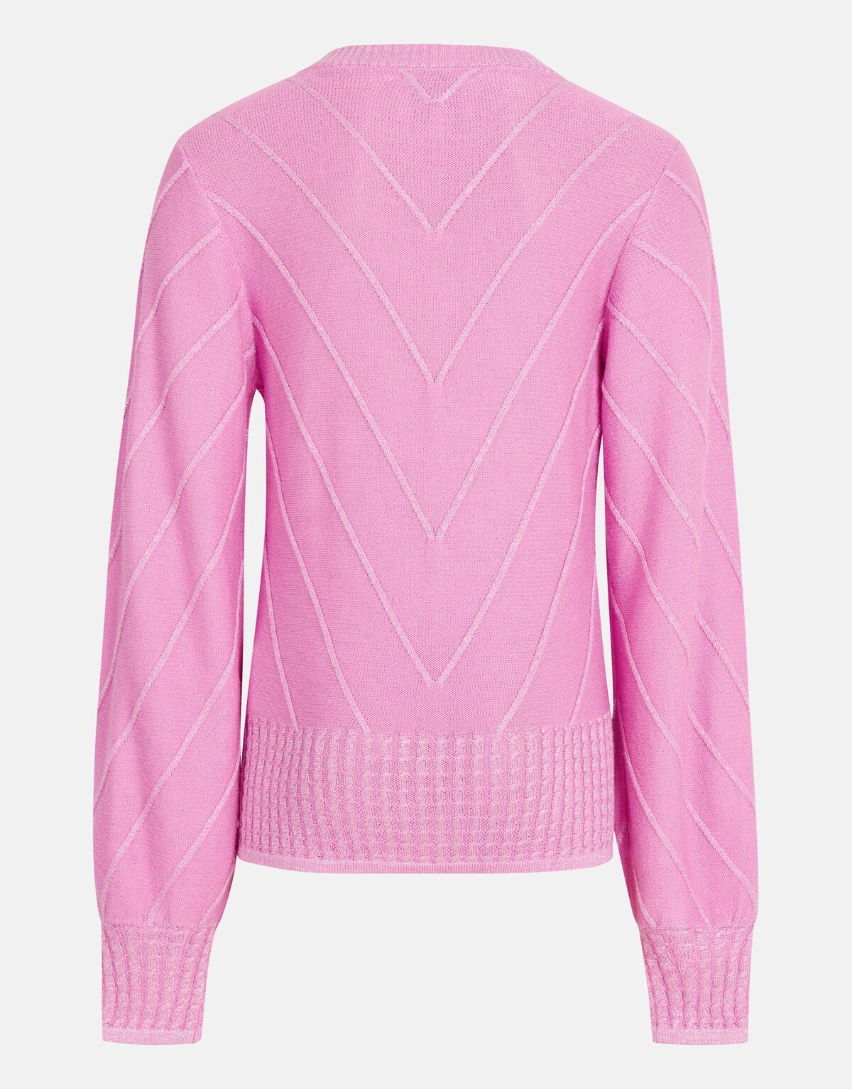 Diagonaler Glitzer-Pullover Rosa SHOEBY GIRLS