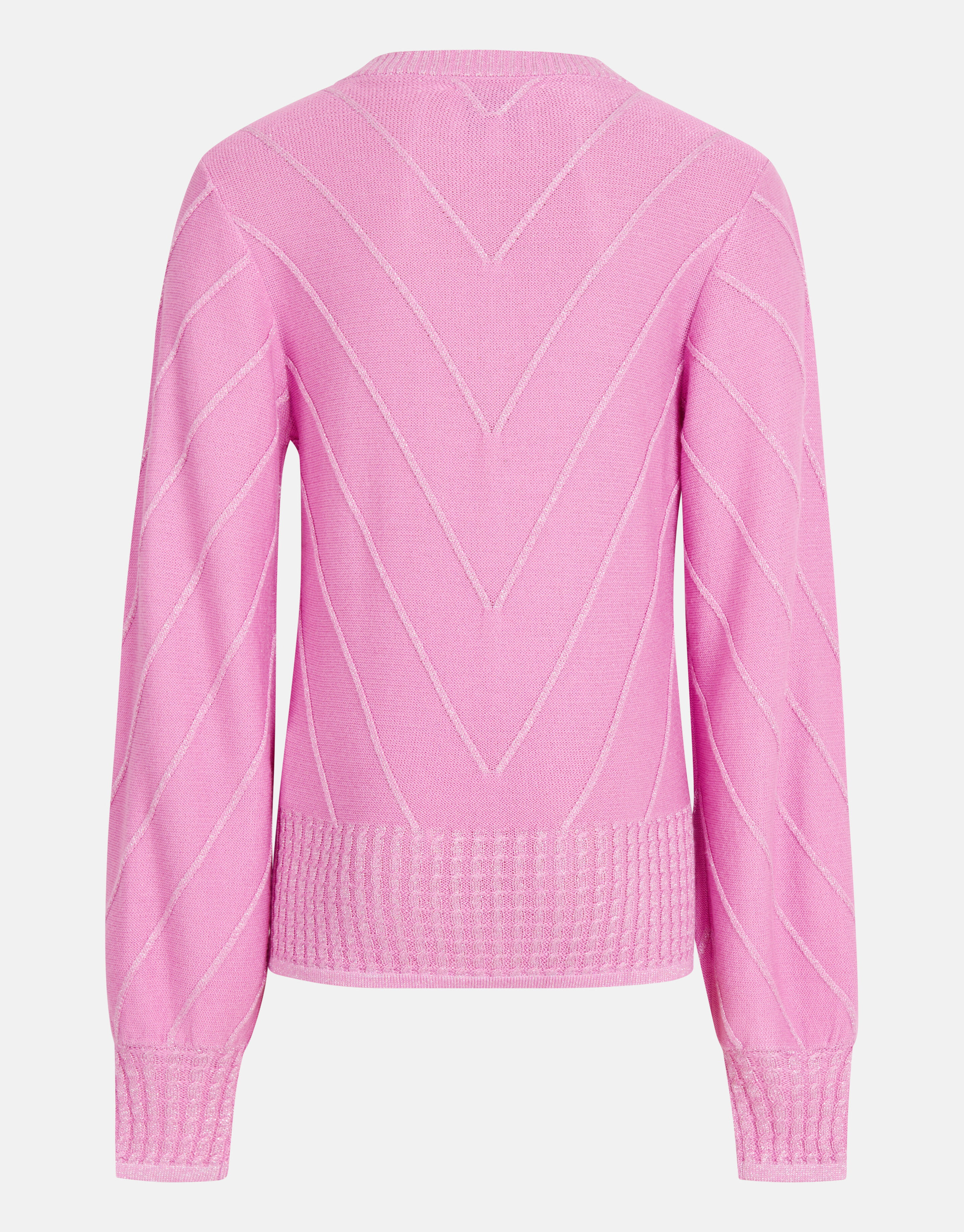 Diagonaler Glitzer-Pullover Rosa SHOEBY GIRLS