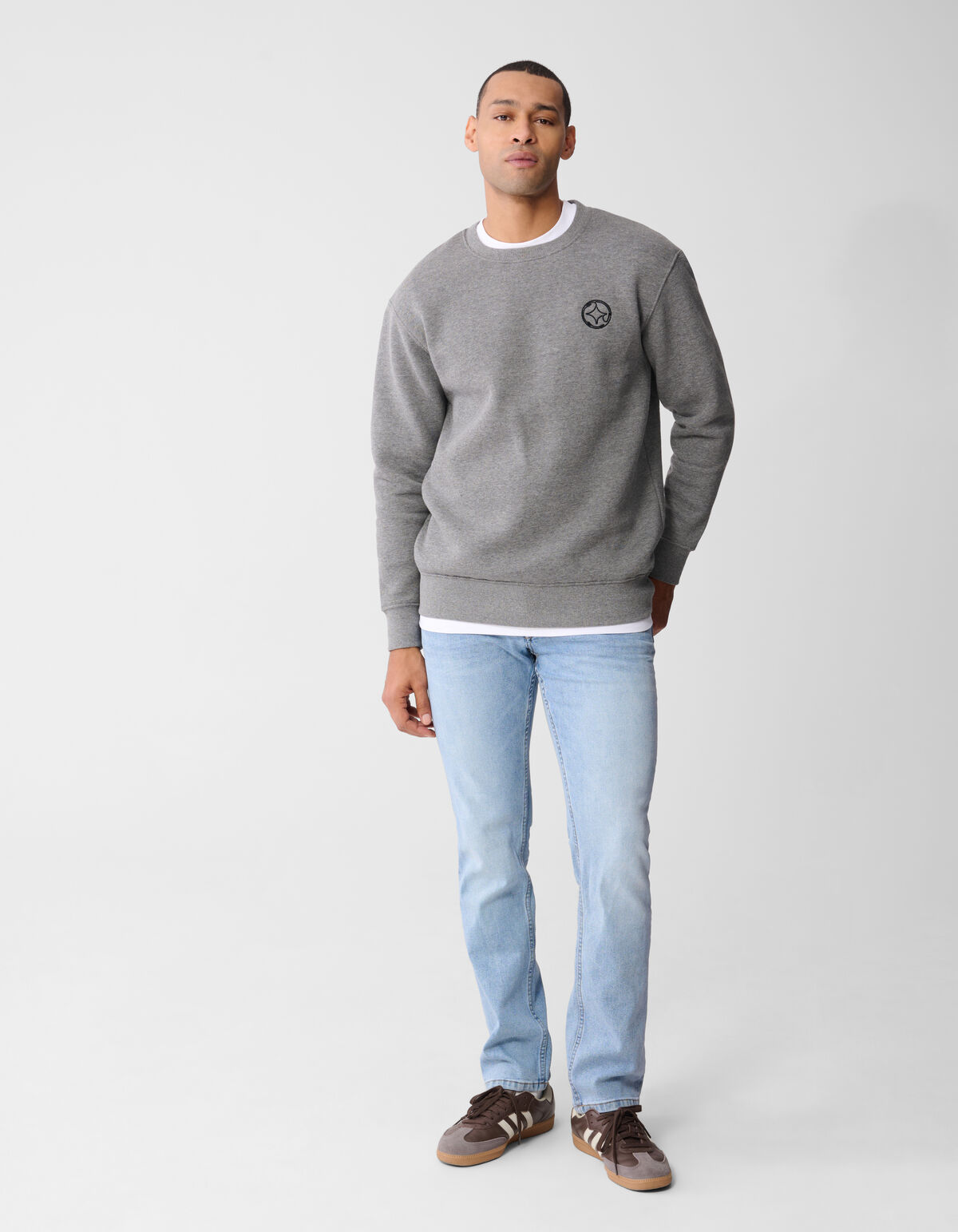 Straight Fit Light Jeans Gebleicht L32 SHOEBY MEN