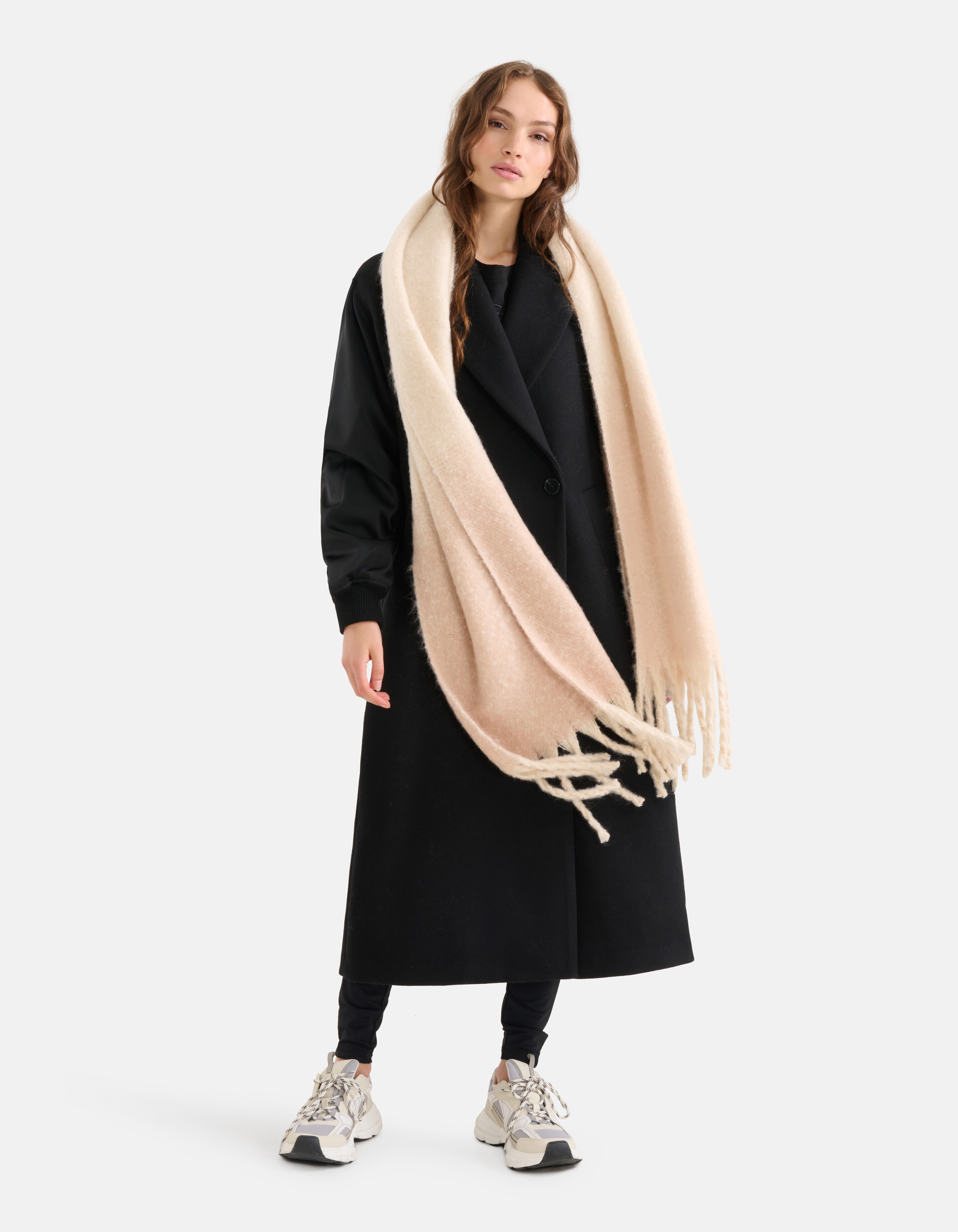 Strickschal Beige SHOEBY ACCESSOIRES