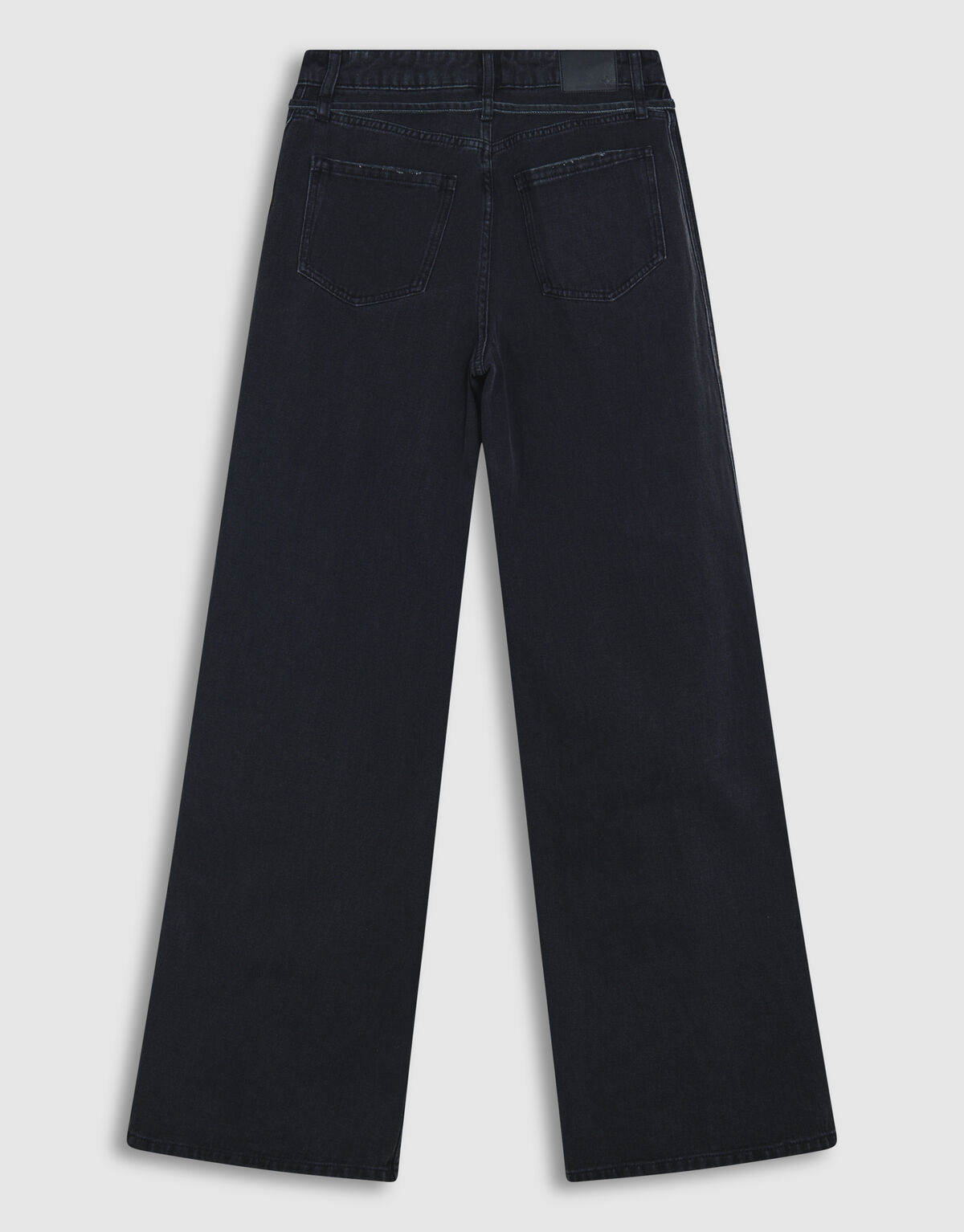 Tape Straight Fit Denim Zwart SHOEBY WOMEN
