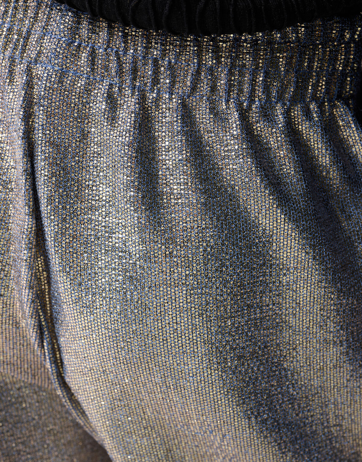 Metallic Hose Blau SHOEBY GIRLS