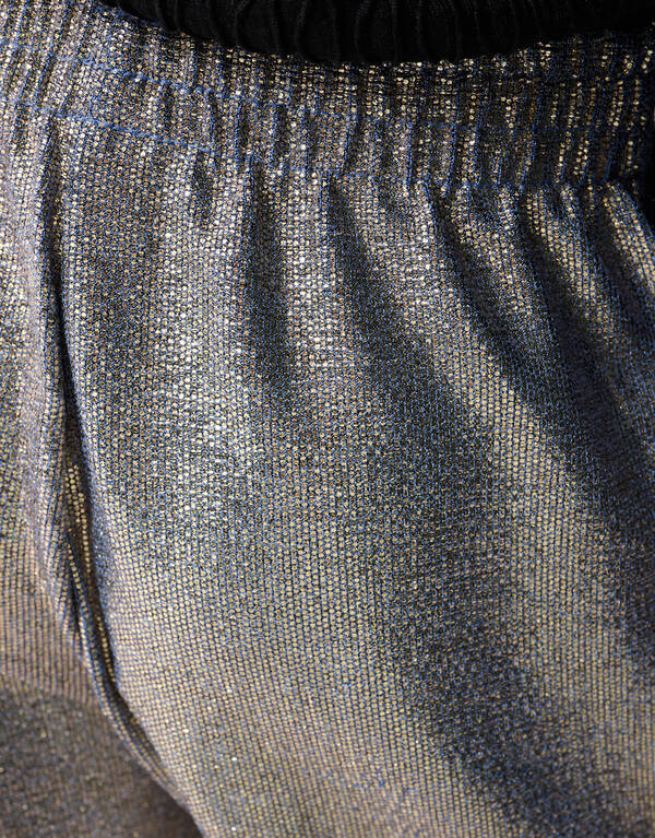 Metallic Hose Blau SHOEBY GIRLS