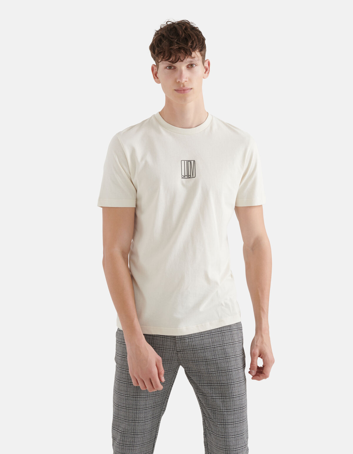 Text T-Shirt Offwhite SHOEBY MEN