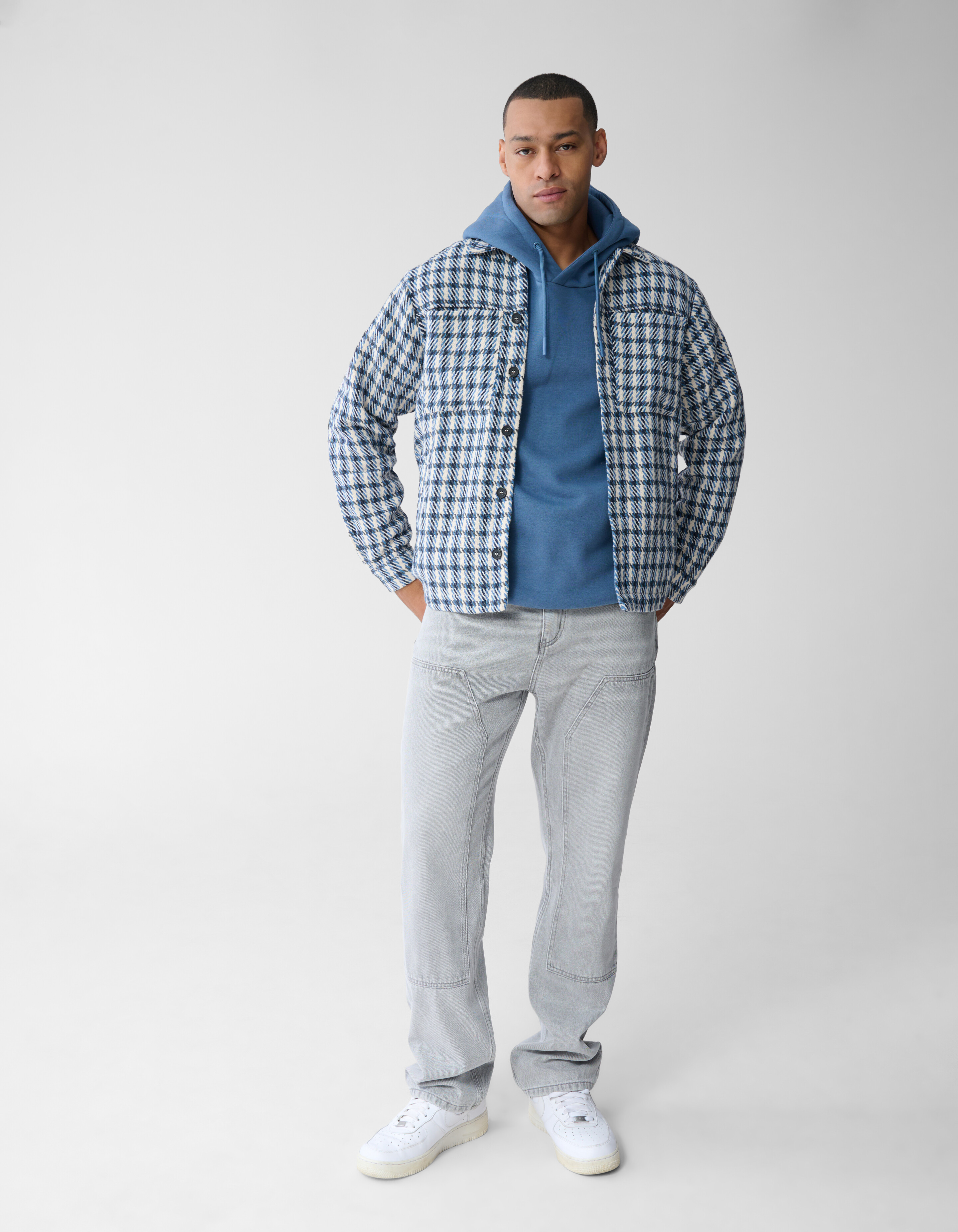 Ruiten Overshirt Blau SHOEBY MEN