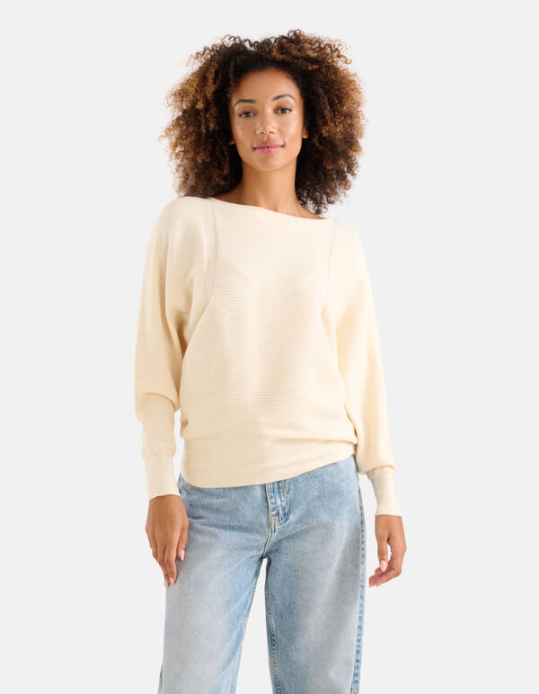 Übergroßer Pullover Off White SHOEBY WOMEN