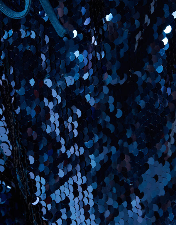 Pailletten Short Blau SHOEBY WOMEN