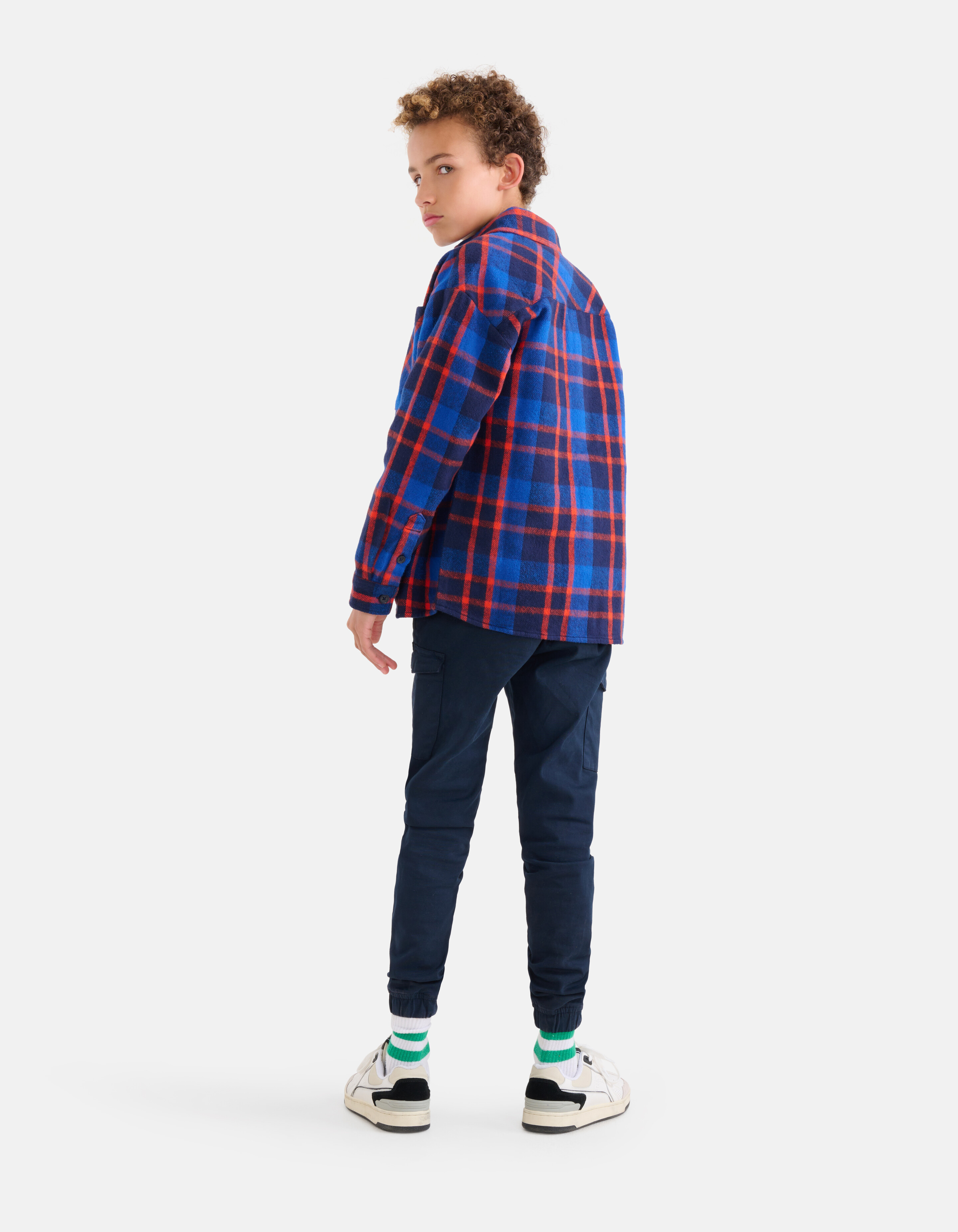 Kariertes Überhemd Blau SHOEBY BOYS