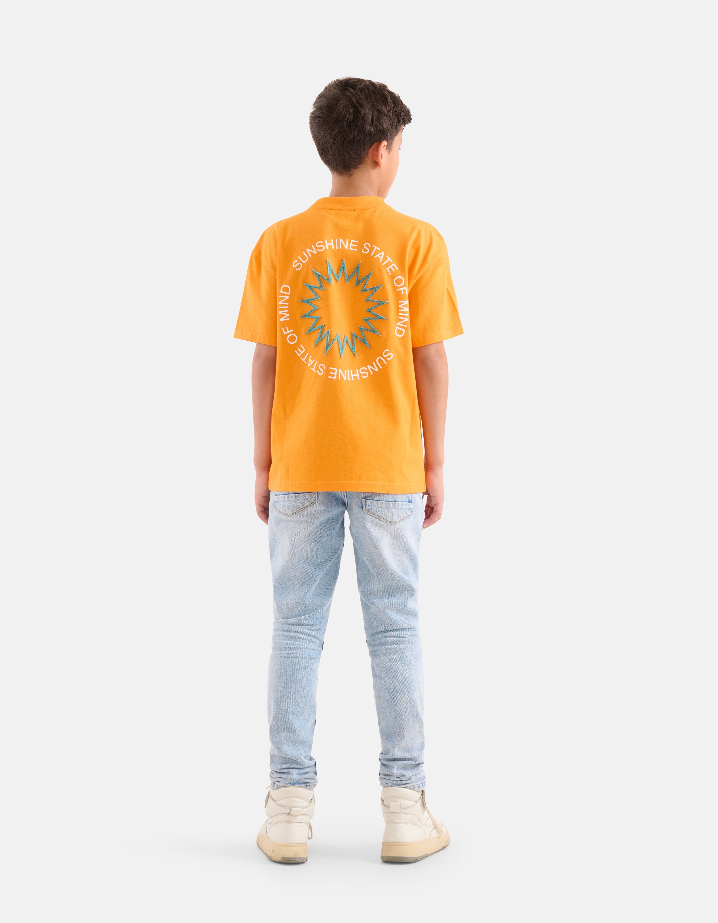 Kunstwerk T-shirt Orange SHOEBY BOYS