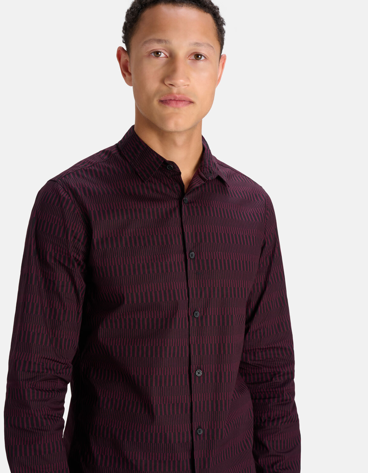 Grafik-Shirt Dunkelrot SHOEBY MEN