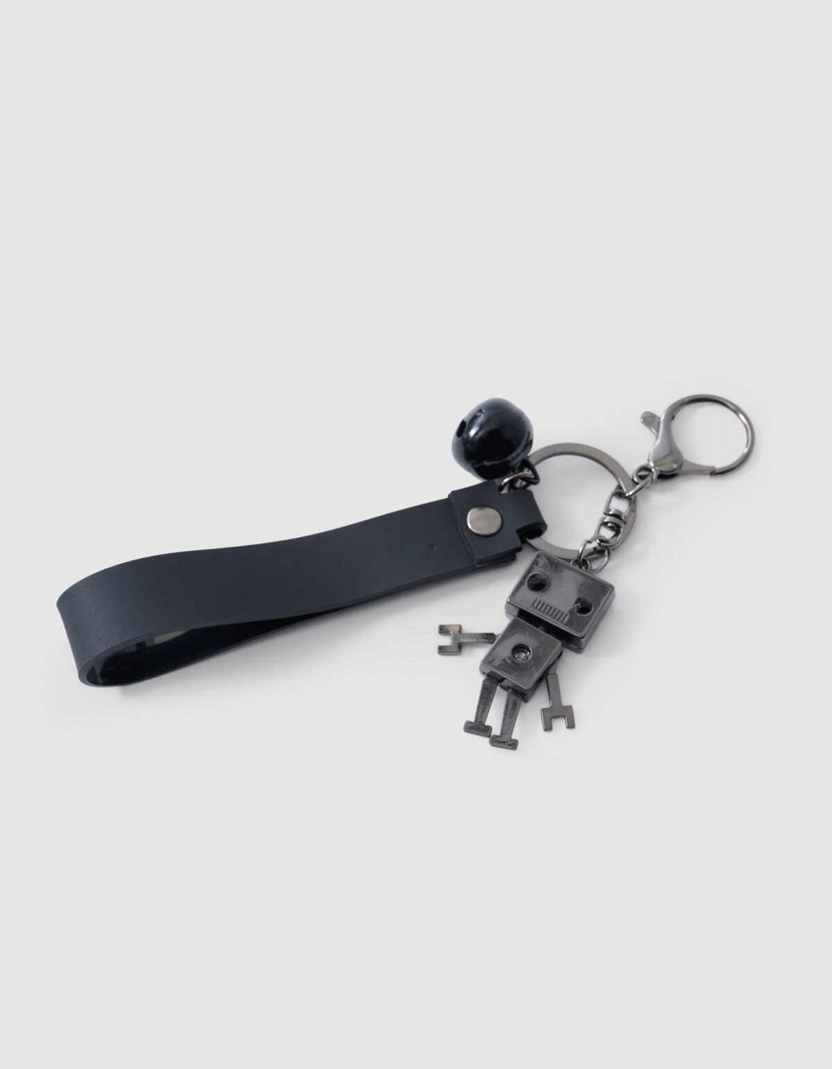 Roboter Schlüsselanhänger Schwarz SHOEBY ACCESSOIRES