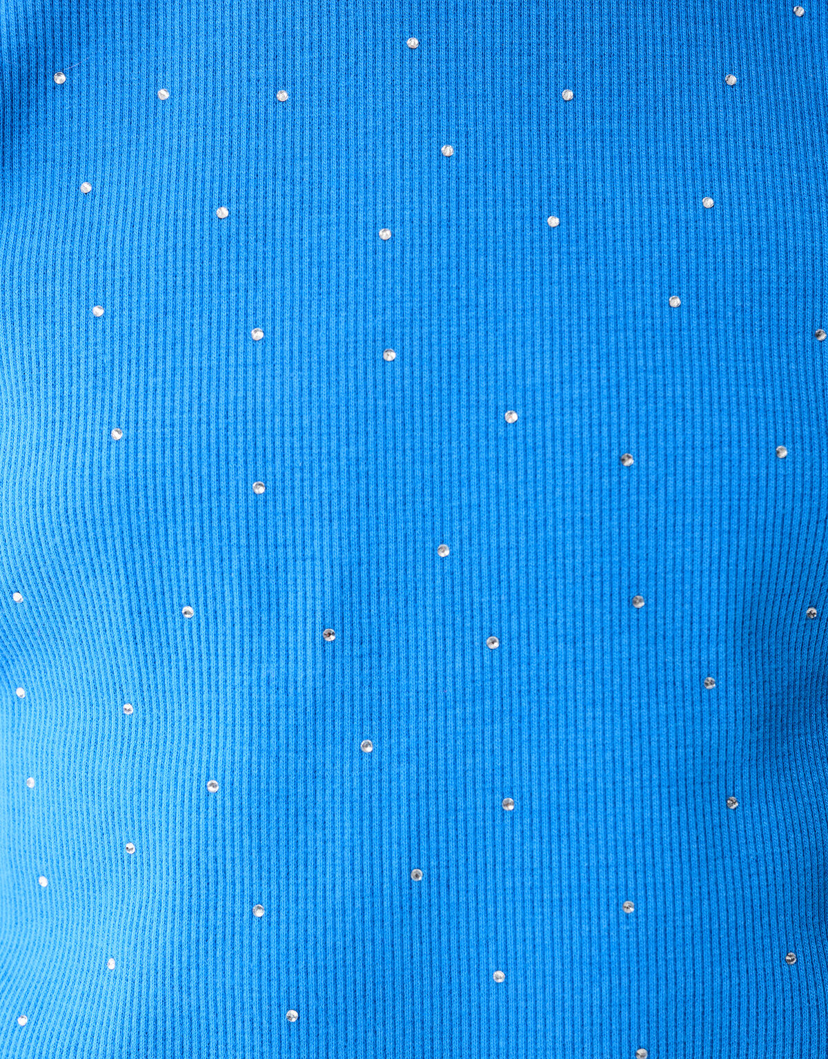 Strass-Rüschen-Top Blau SHOEBY GIRLS
