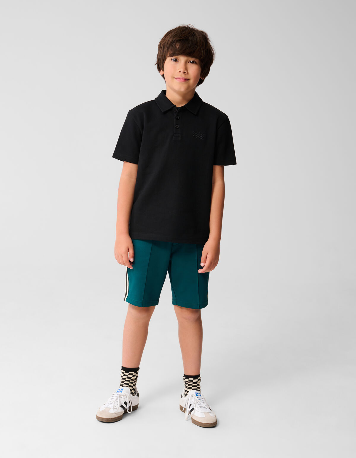 Pique Polo Schwarz SHOEBY BOYS