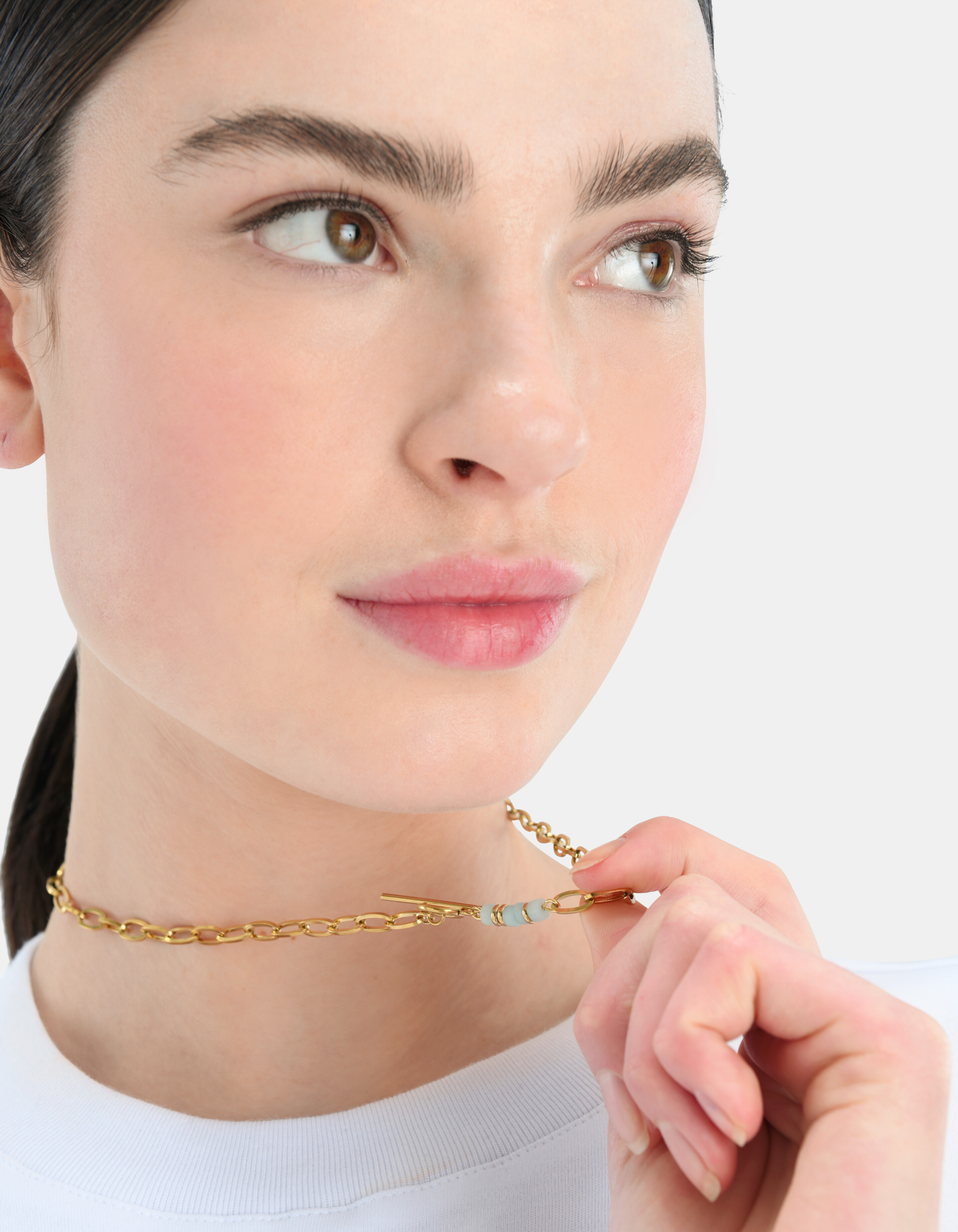 Kleine Seiten Perlen Halskette ACCESSOIRES SHOEBY