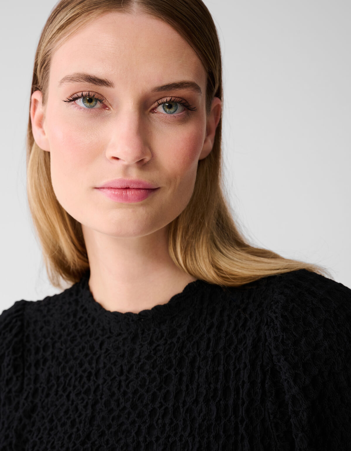 Crinkle Top Schwarz SHOEBY WOMEN