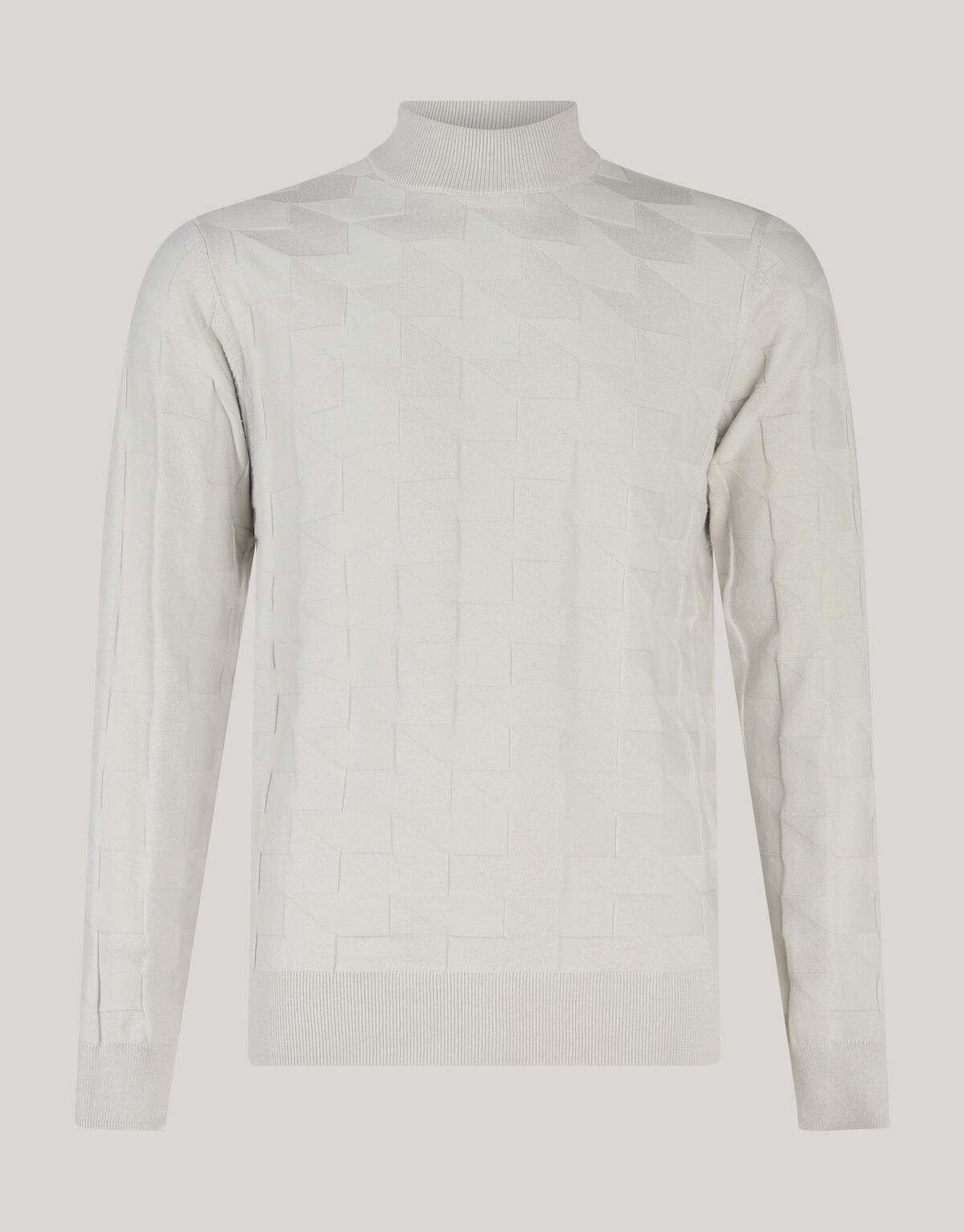 Pied De Poule Pullover Hellgrau SHOEBY MEN