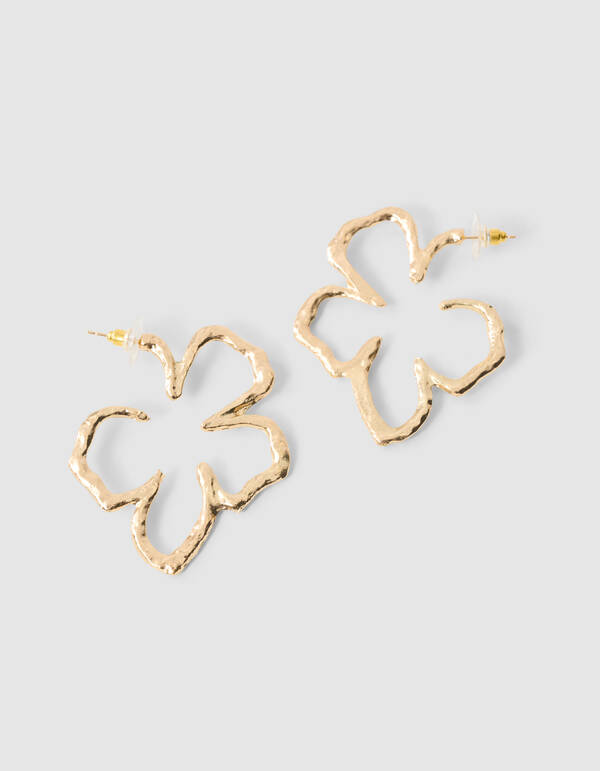 Hammerd Flower Ohrringe Gold SHOEBY ACCESSOIRES