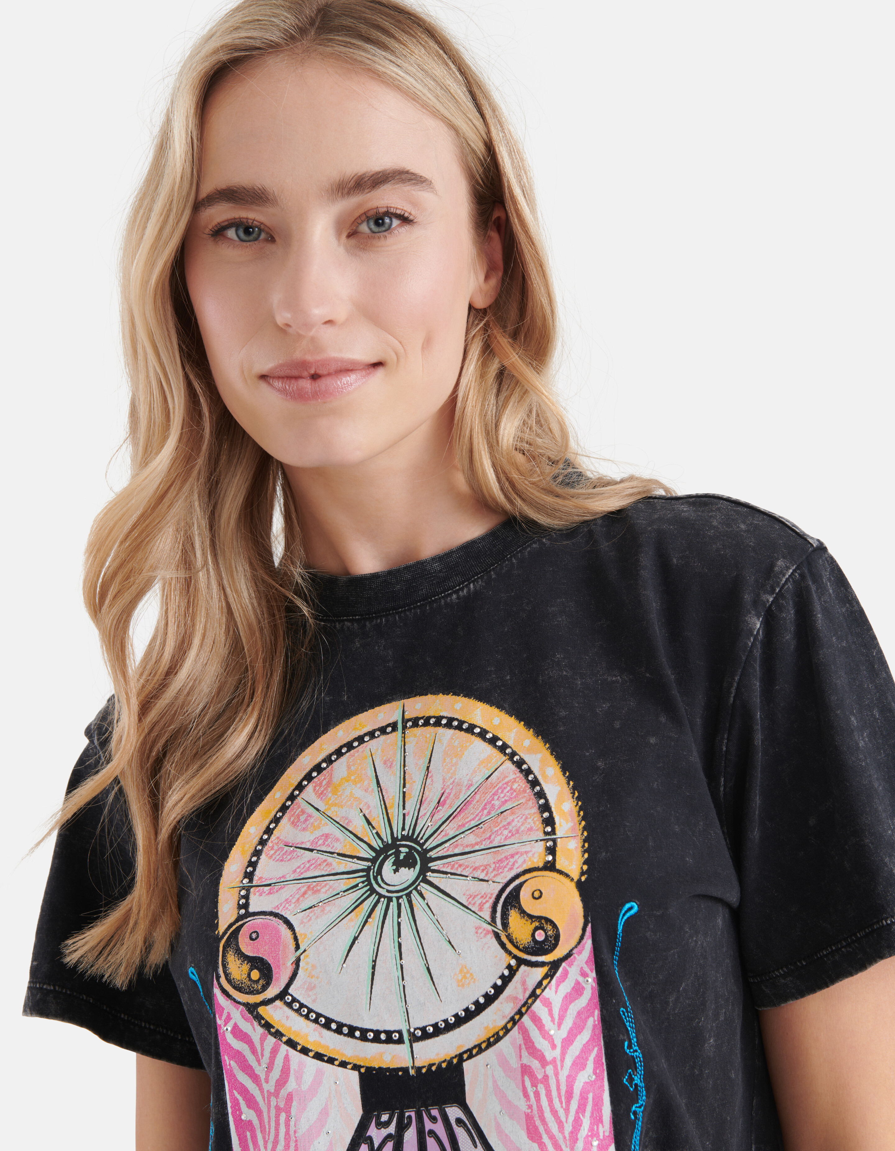Artwork T-shirt Dunkelgrau von Nicolette SHOEBY WOMEN