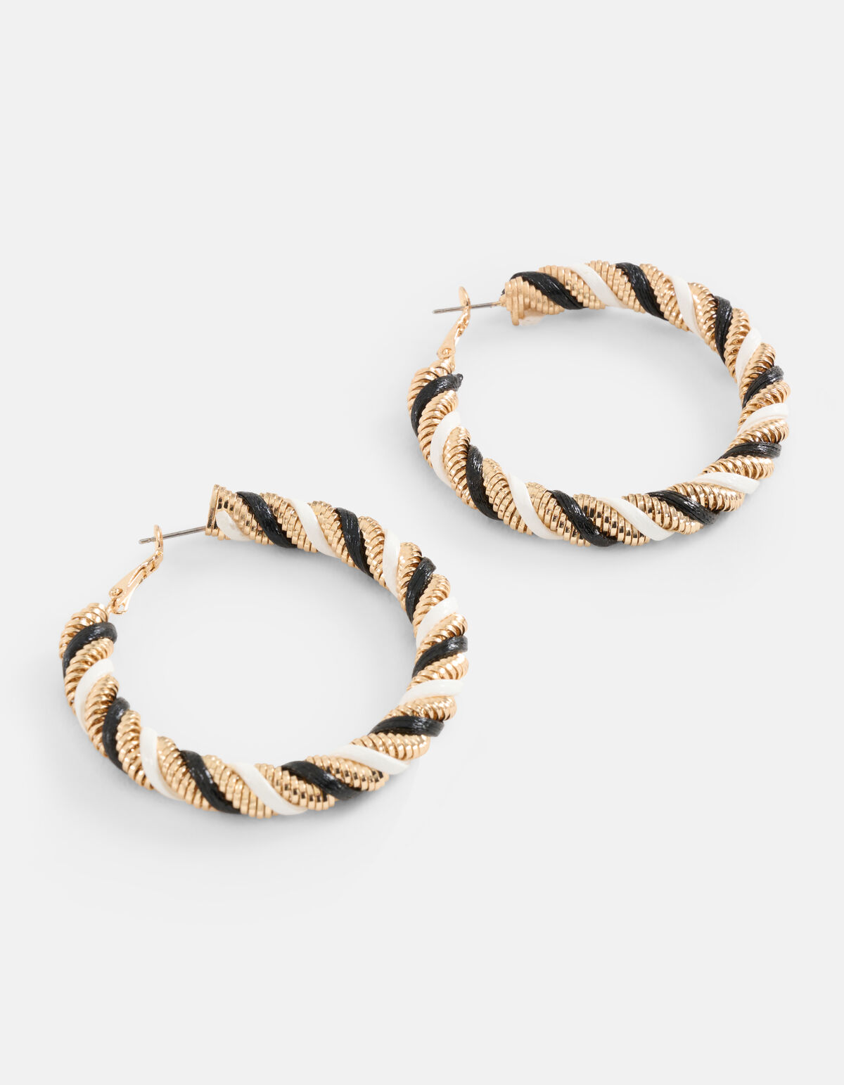 Detail Hoops Schwarz/Weiß SHOEBY ACCESSOIRES