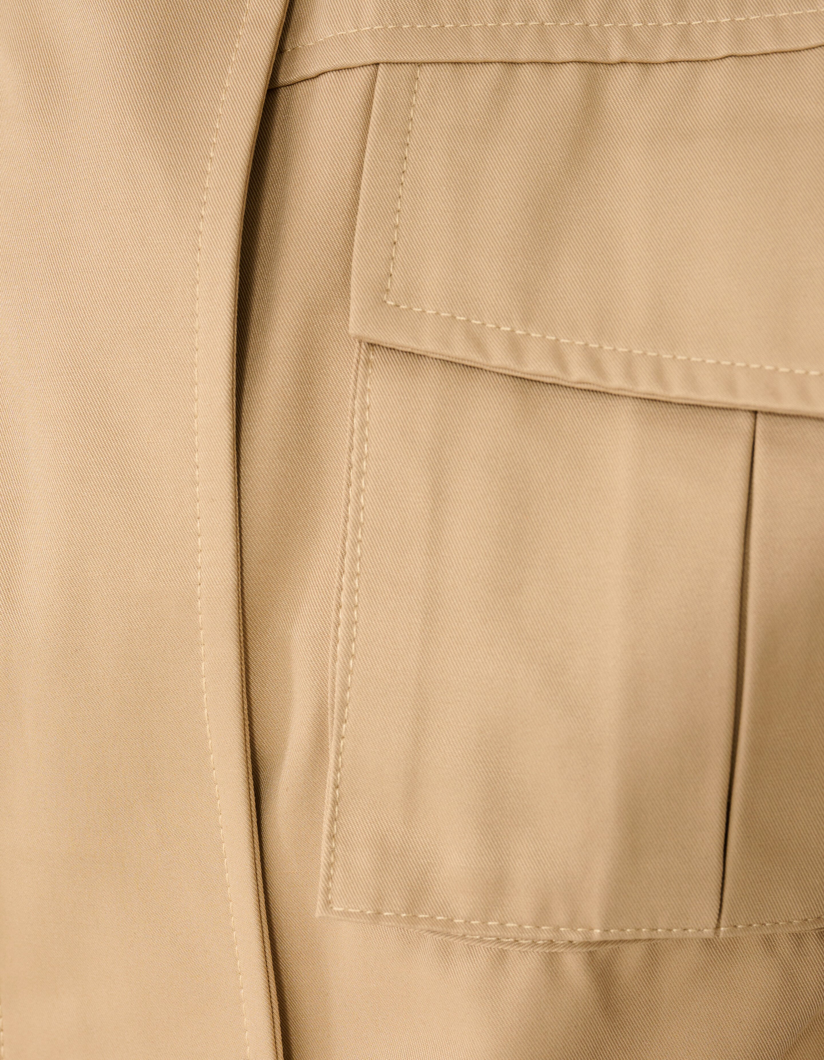 &Auml;rmellose Cargo-Jacke Beige SHOEBY WOMEN