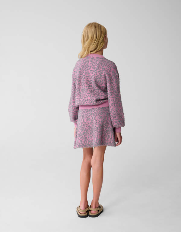 Leopard Knit Rok Roz SHOEBY GIRLS