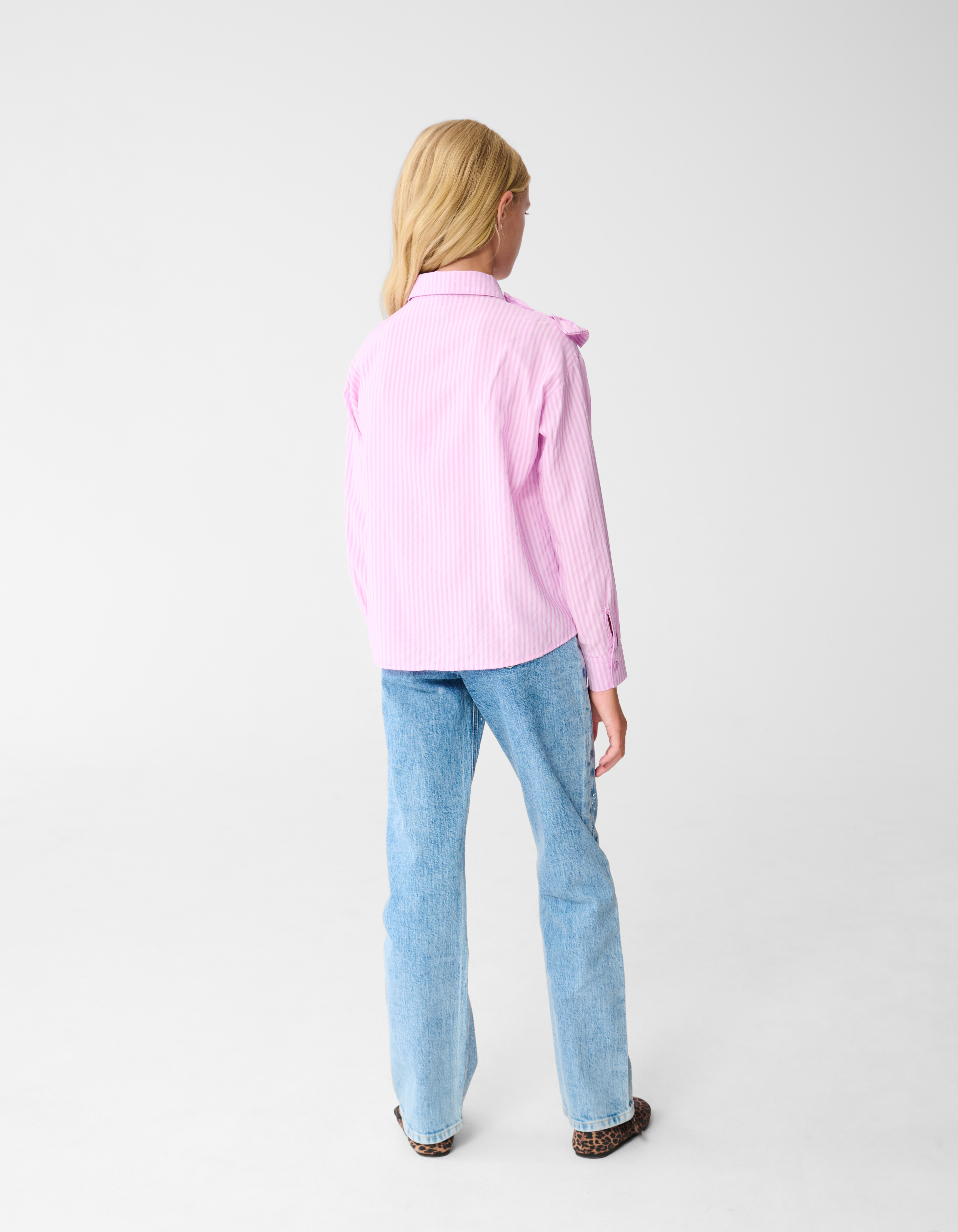 Strass Straight Fit Jeans Blau SHOEBY GIRLS