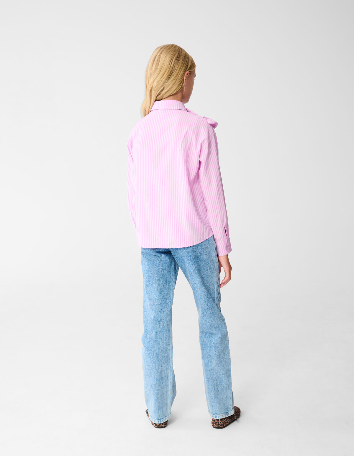 Strass Straight Fit Jeans Blau SHOEBY GIRLS
