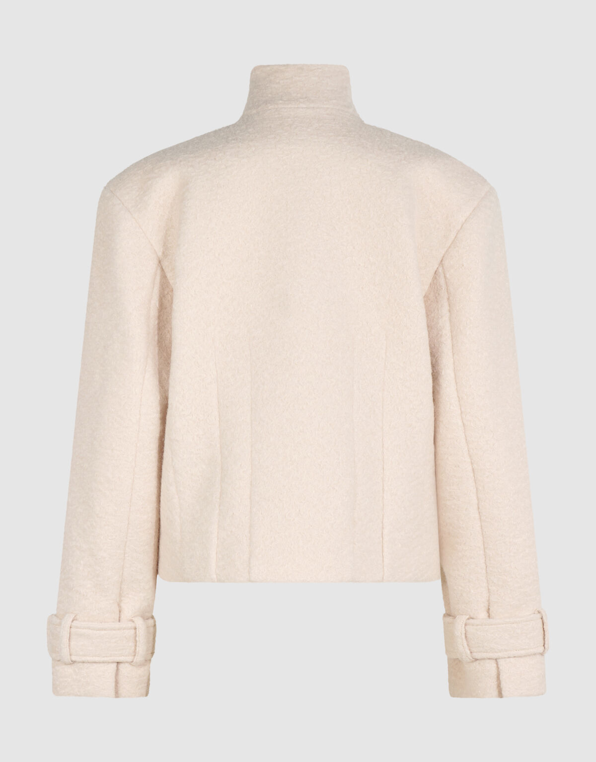 Teddy-Boucl&eacute;-Jacke in Offwhite By Lonneke SHOEBY WOMEN